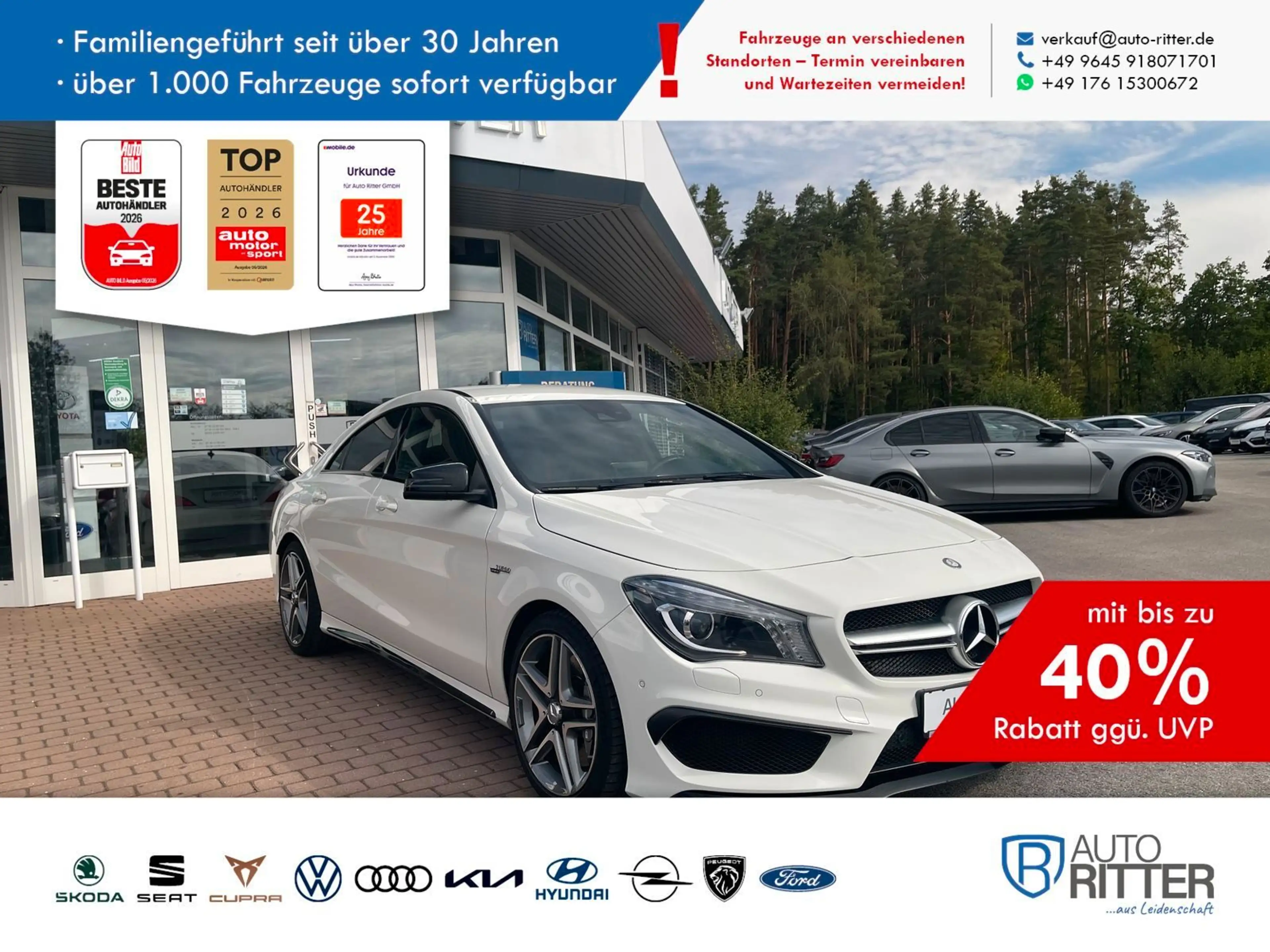 Mercedes-Benz CLA 45 AMG 4Matic Sportagas+Sportsitze