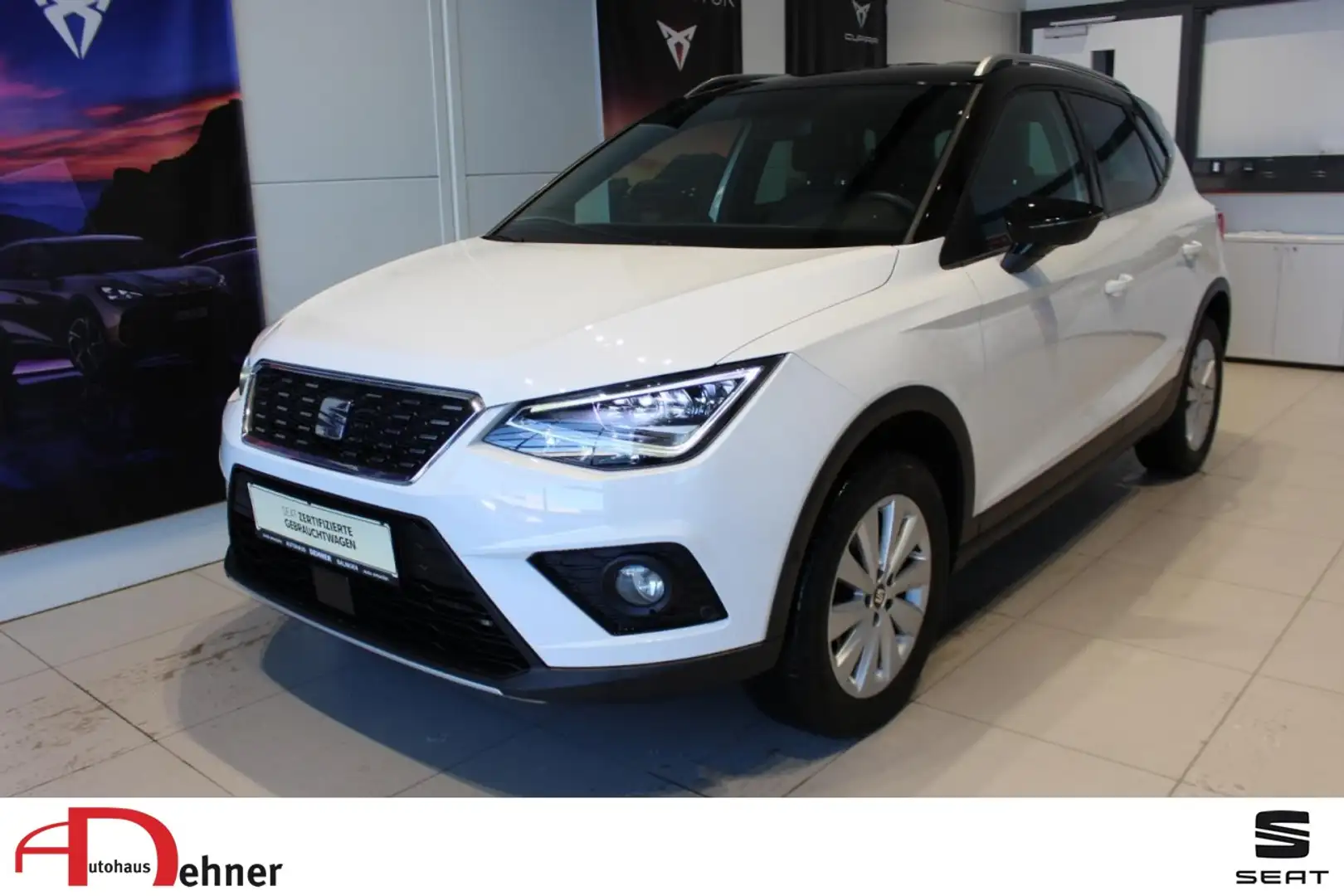 SEAT Arona 1.0TSI DSG Xcellence LED/NAVI/PDC/AHK/SHZ Klima Weiß - 1