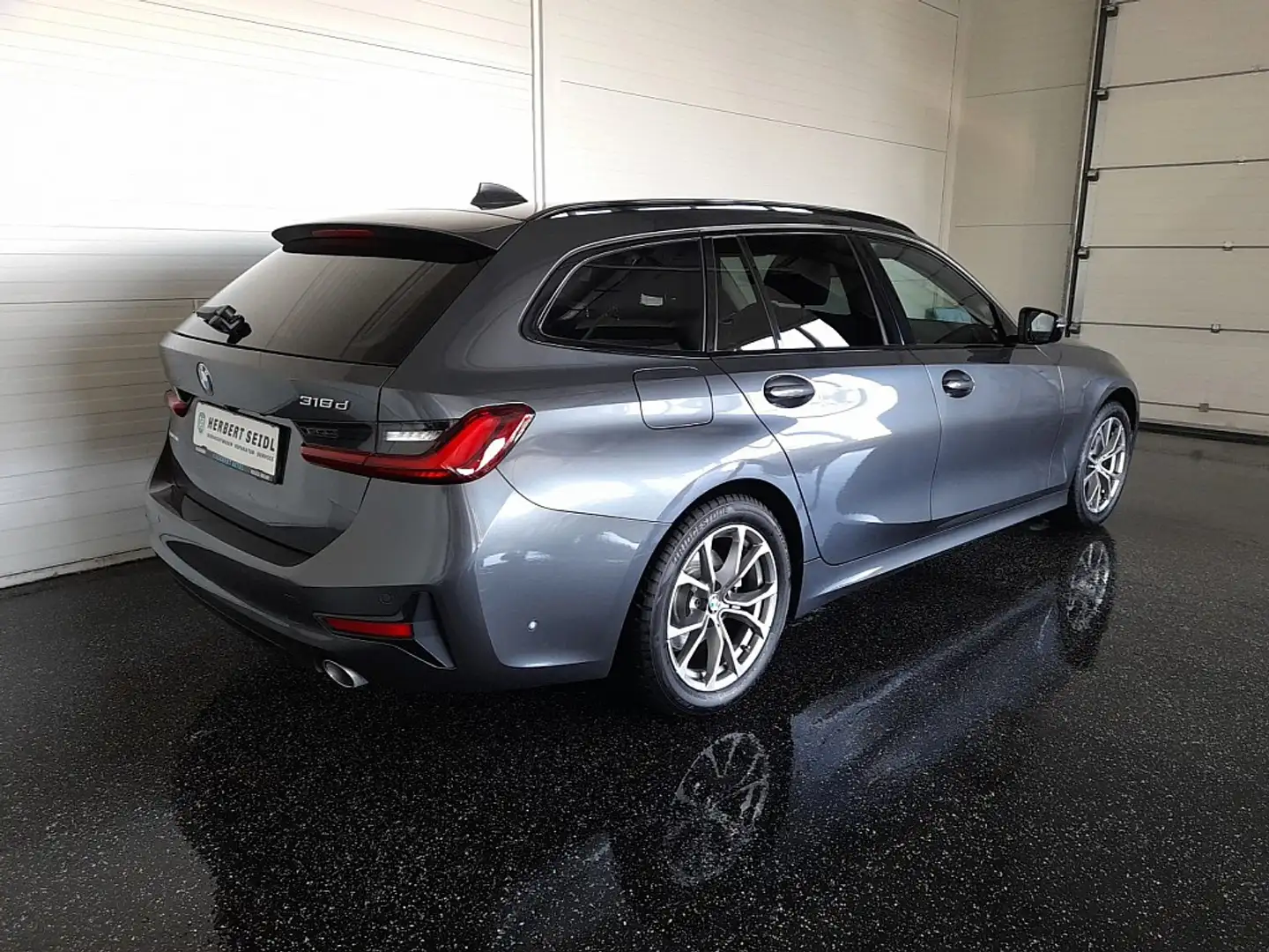 BMW 318 d Touring SPORTLINE Aut. *LED ERWEITERT / NAVI ... Gris - 2
