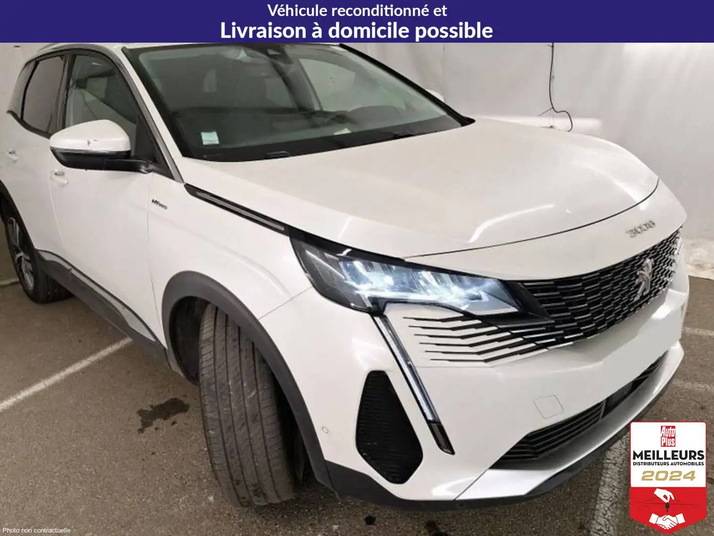 Peugeot 3008 Hybrid 225 e-EAT8 Allure Pack Blanc - 2