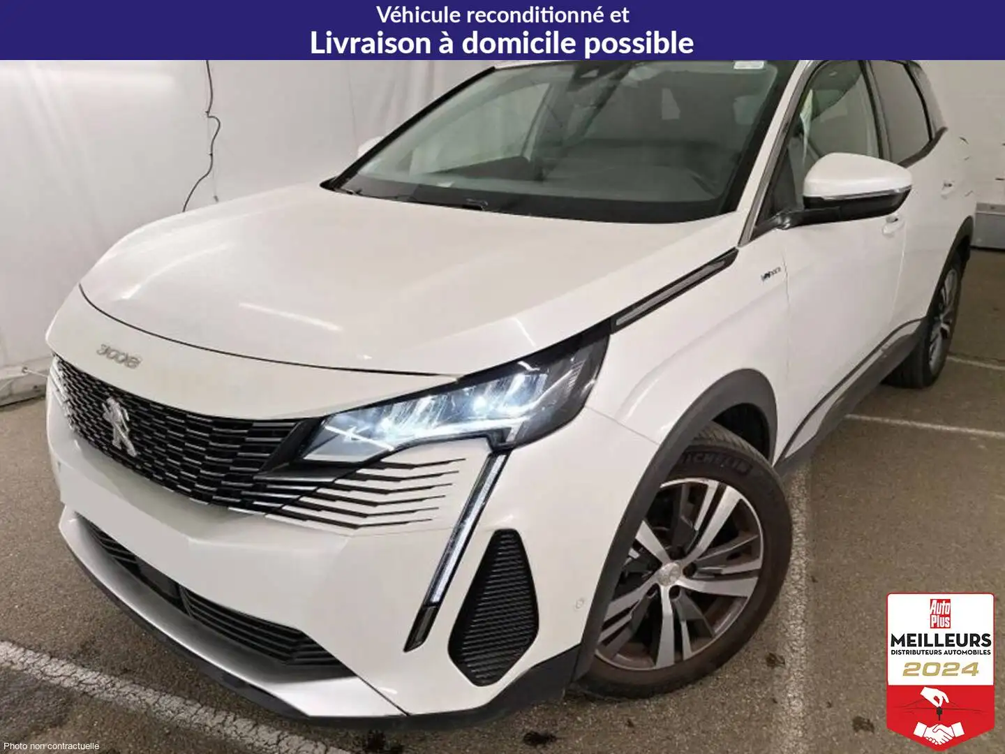 Peugeot 3008 Hybrid 225 e-EAT8 Allure Pack Blanc - 1