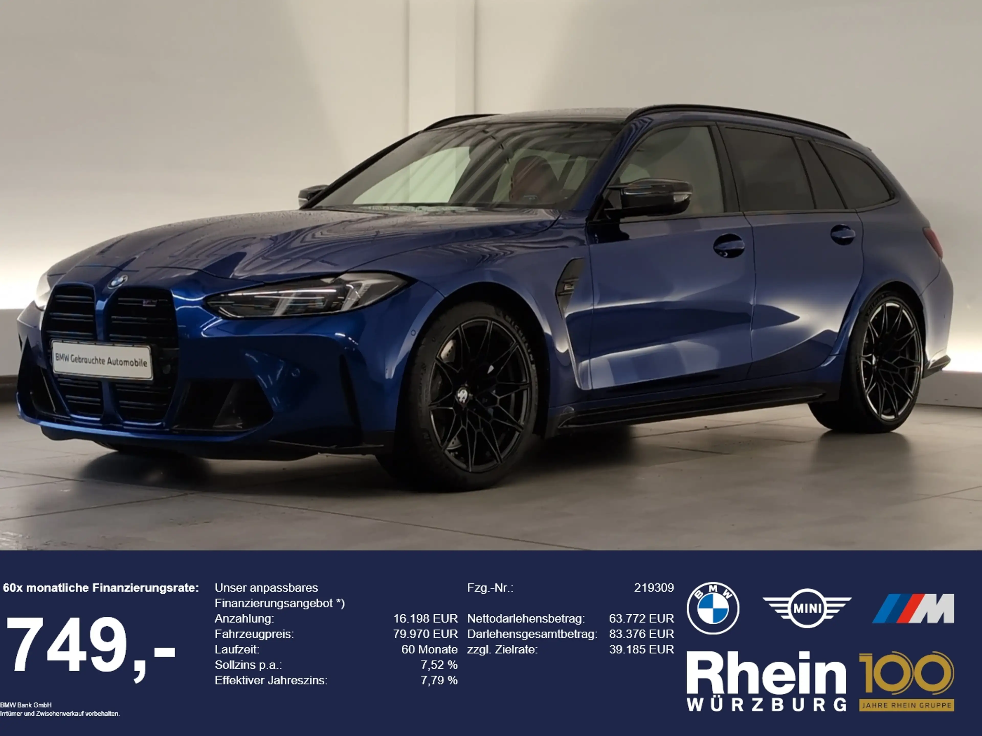 BMW M3 Competition M xDrive Touring Navi/LED/RFK/HuD