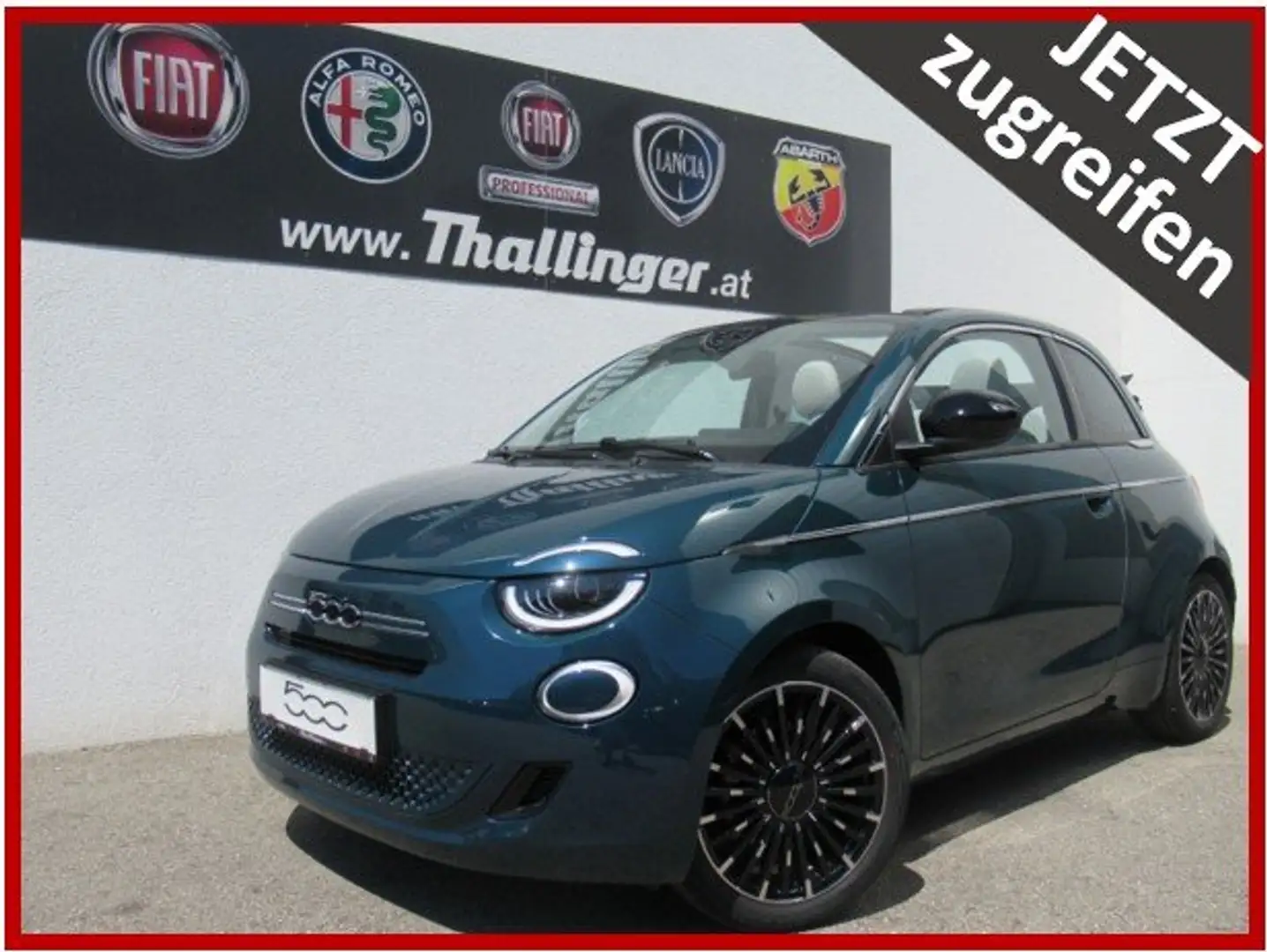 Fiat 500C HYBRID CABRIO LA PRIMA **TOP AUSSTATTUNG** Grün - 1