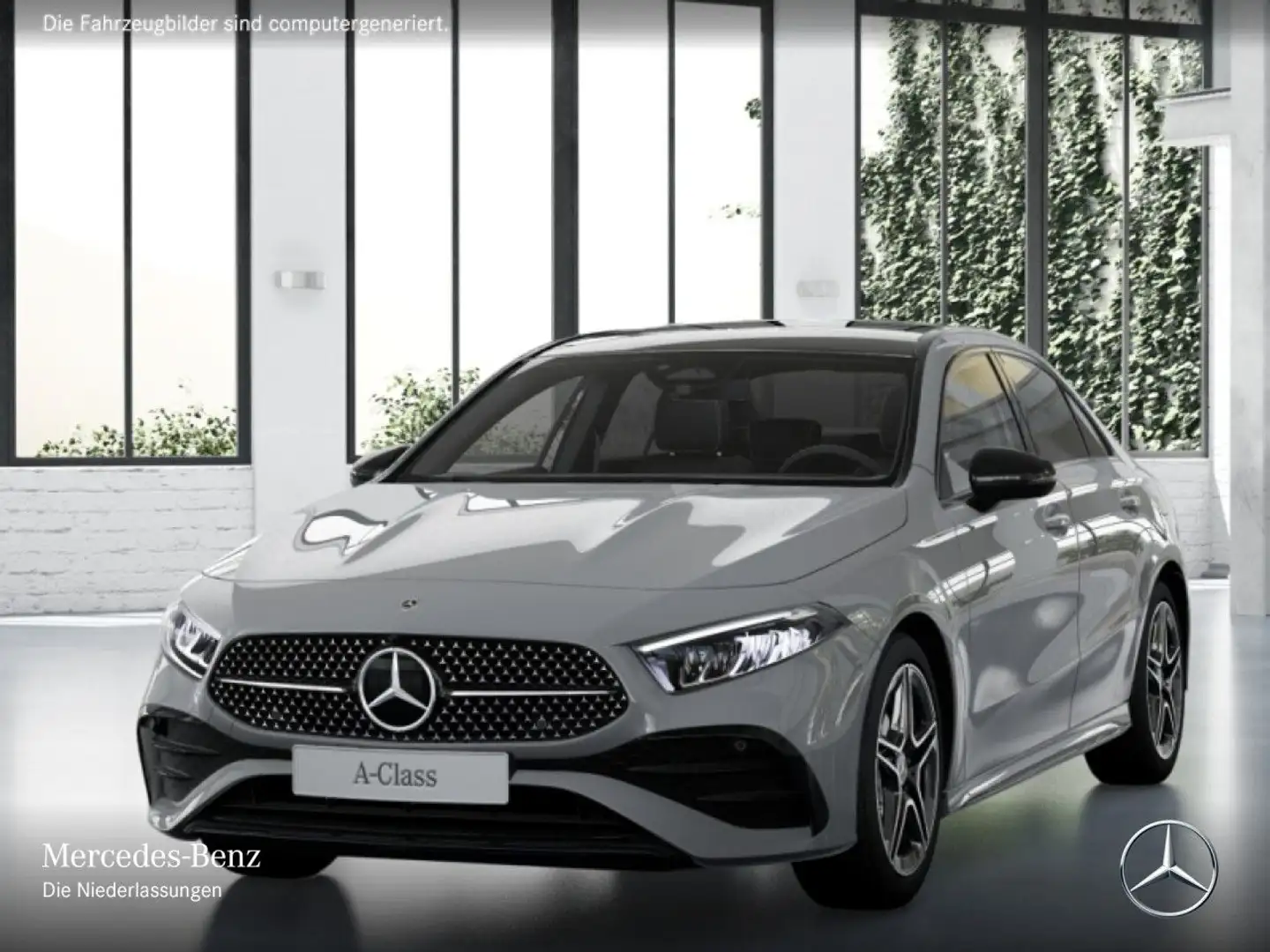 Mercedes-Benz A 200 Lim AMG+NIGHT+PANO+LED+STHZG+KAMERA+TOTW+7G Grau - 2