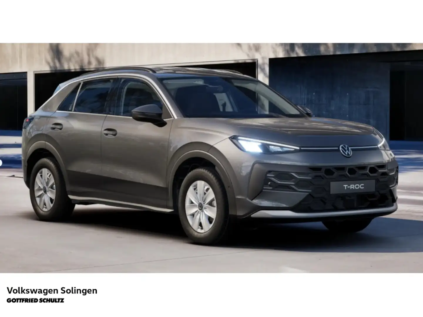 Volkswagen T-Roc 1.5l eTSI TREND LED APP PDC AHK Grau - 1