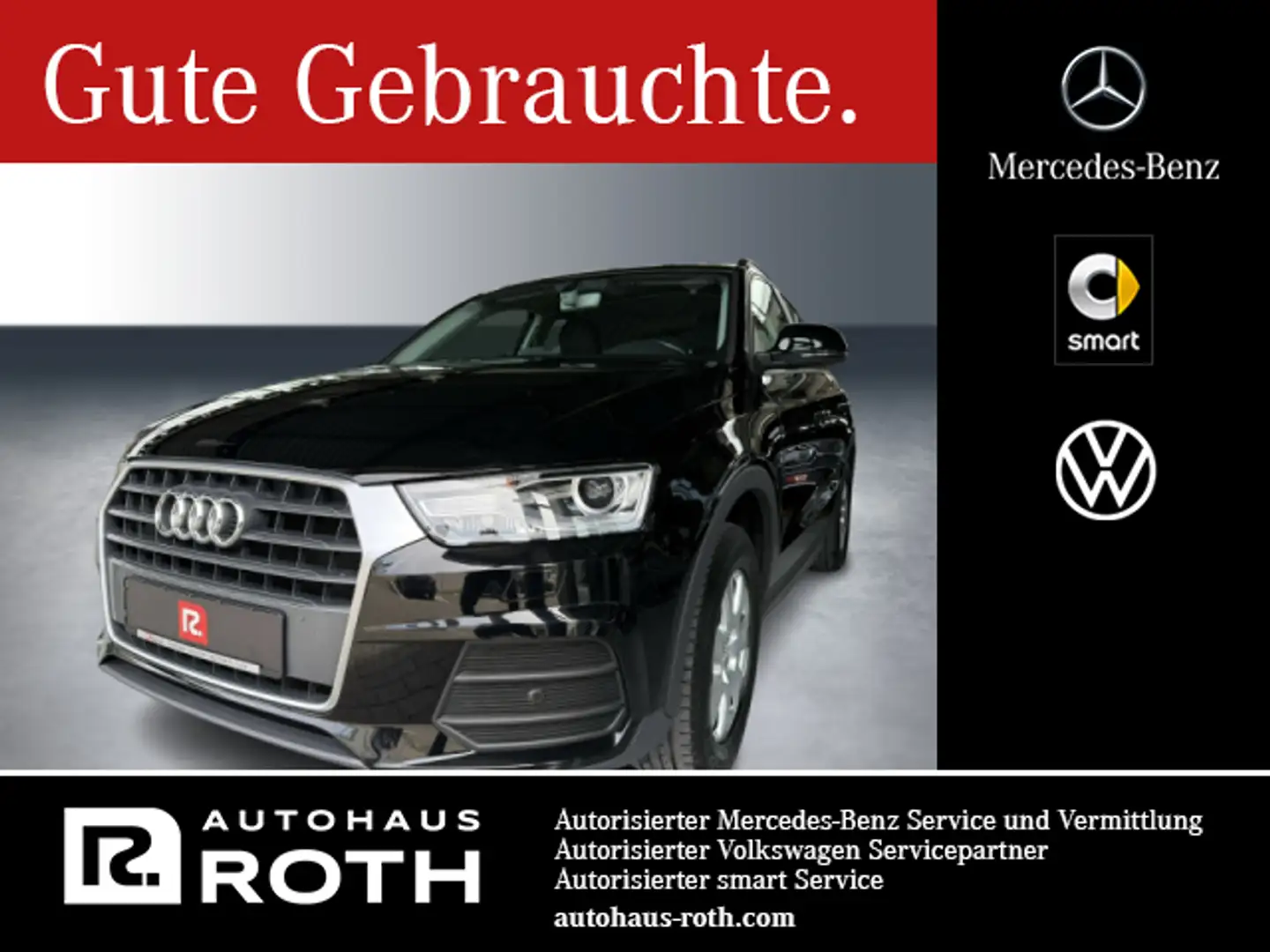 Audi Q3 Q3 1.4 TFSI basis ultra Klima Xenon Sitzhzg. AHK Nero - 1