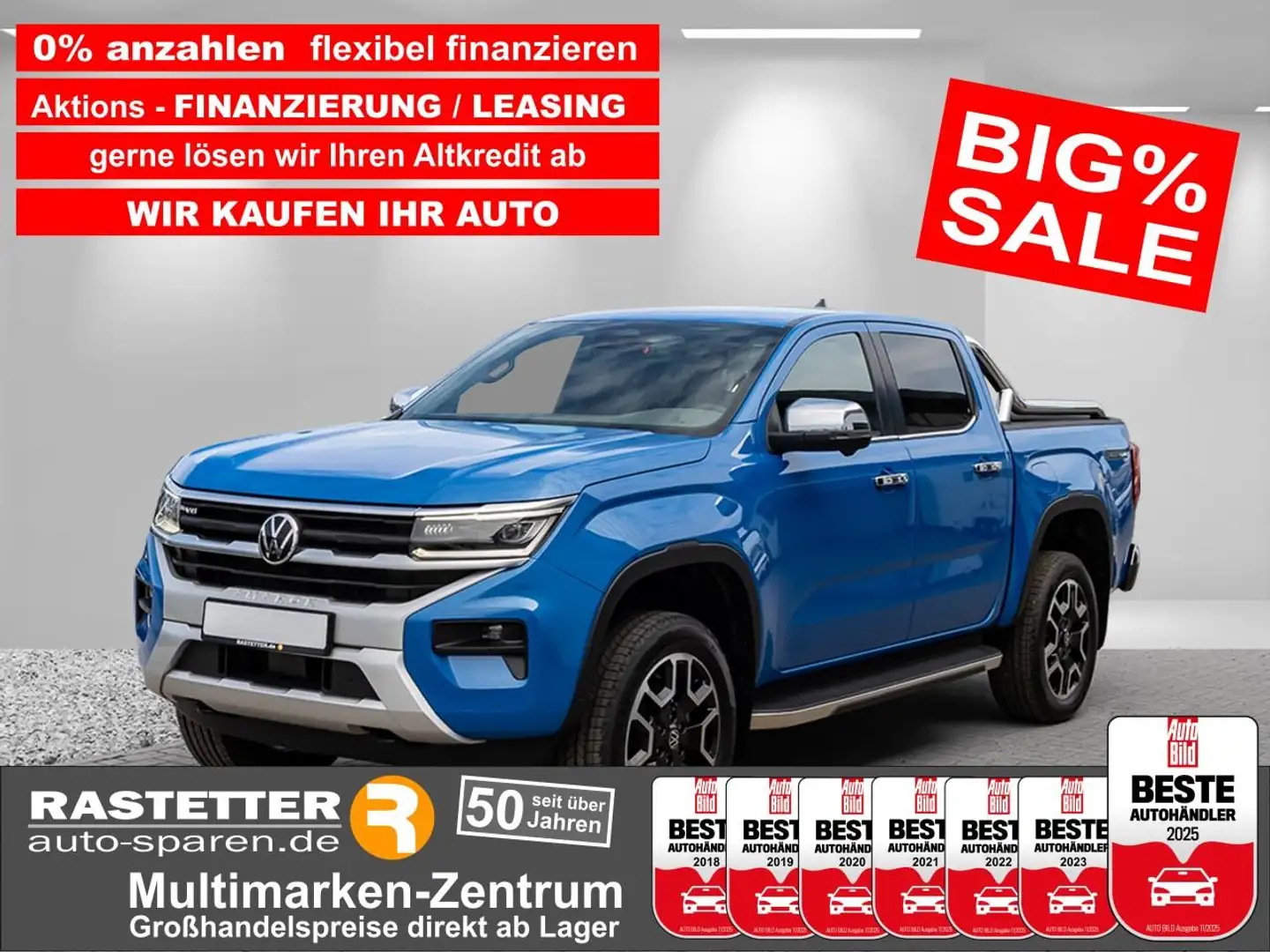 Volkswagen Amarok 3.0 TDI Aventura Styling+AHK+Leder+Harman+Matrix+2 Azul - 1