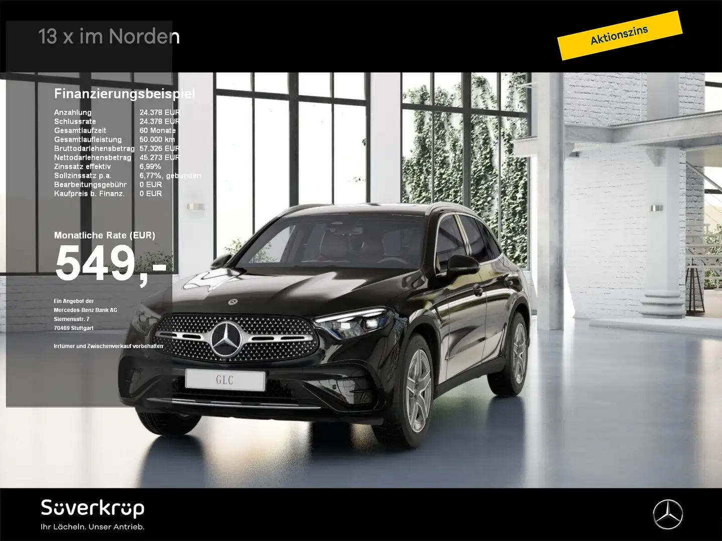 Mercedes-Benz GLC 200 4M AMG SPUR AHK 360 PDC SHZ MEMO Nero - 1