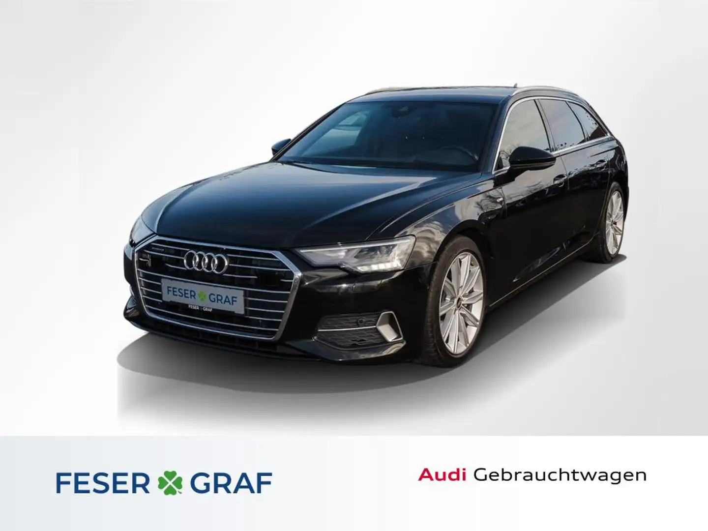 Audi A6 Avant 45 TDI qu. S line /LED/Leder/ACC/HuD/Kamera Noir - 1