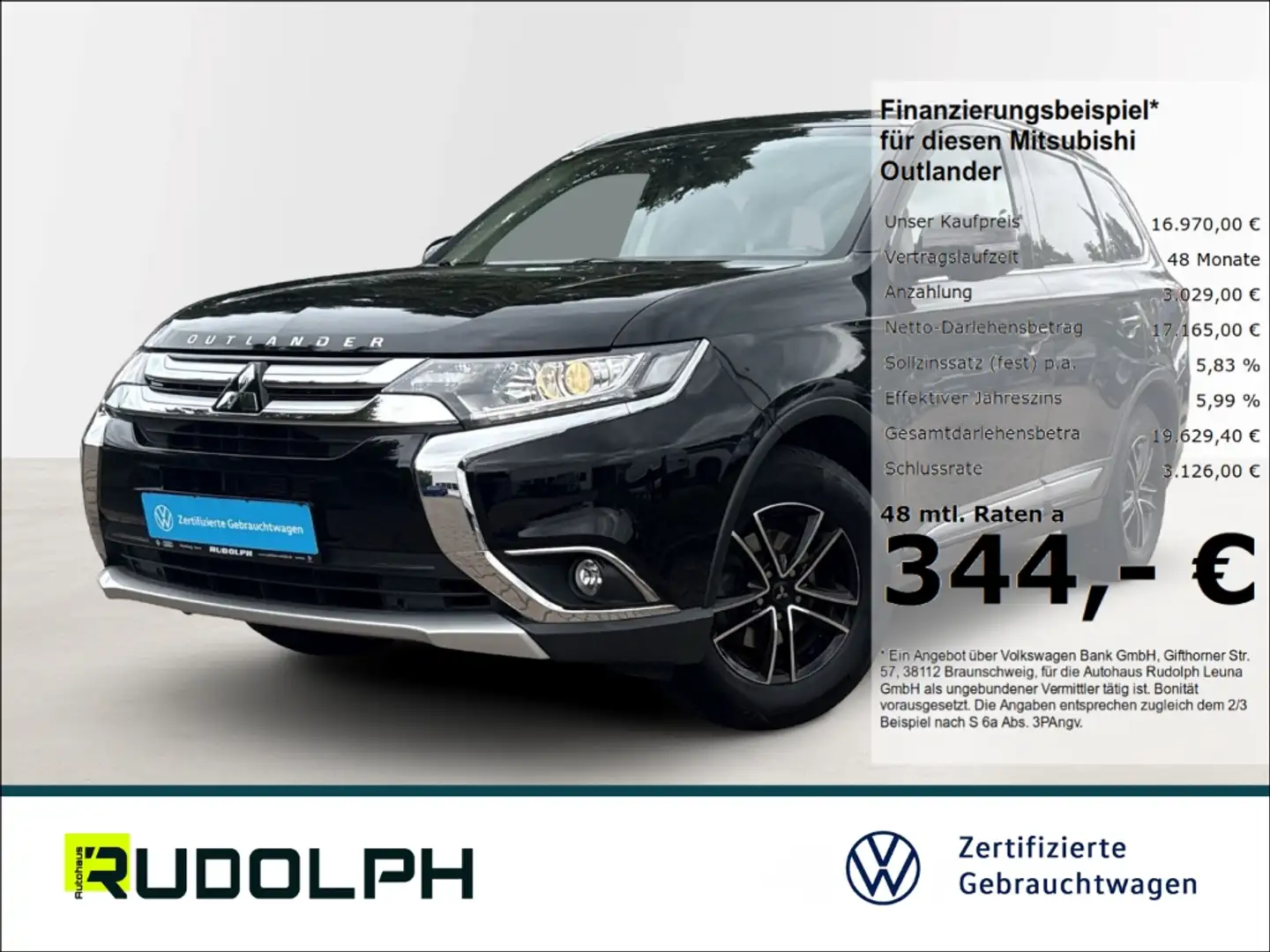 Mitsubishi Outlander 2.0 MIVEC Edition 5-Gang SHZ Klima Rückfahrkam. Noir - 1