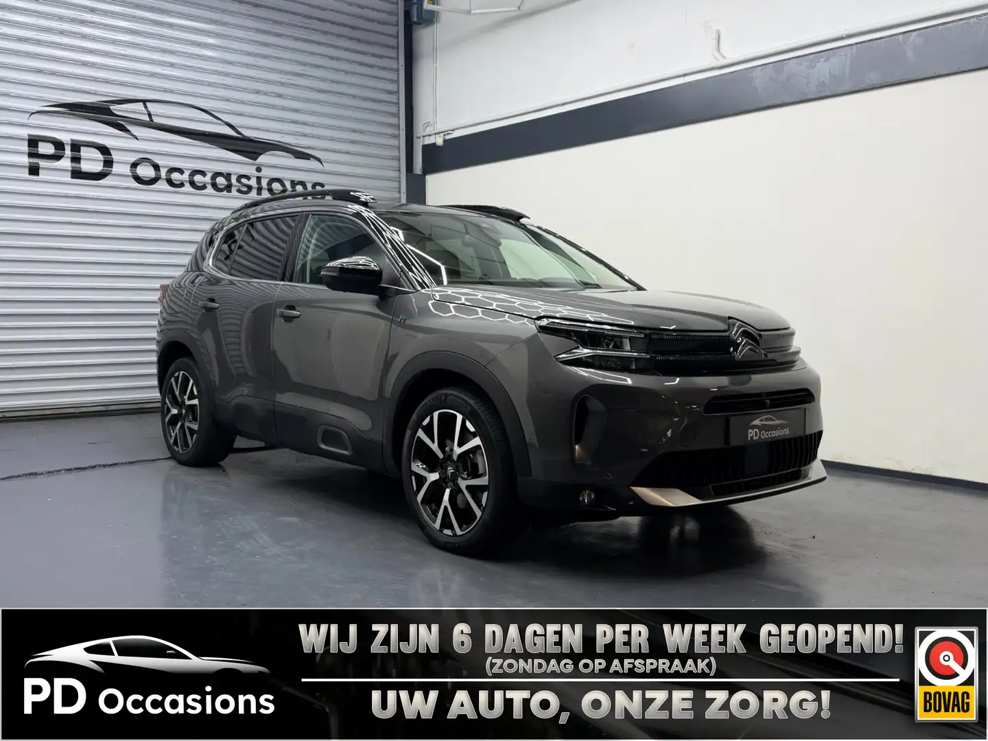 Citroen C5 Aircross 1.6 Plug-in Hybrid 225PK Shine - Pano - Leer - Sto Gris - 1