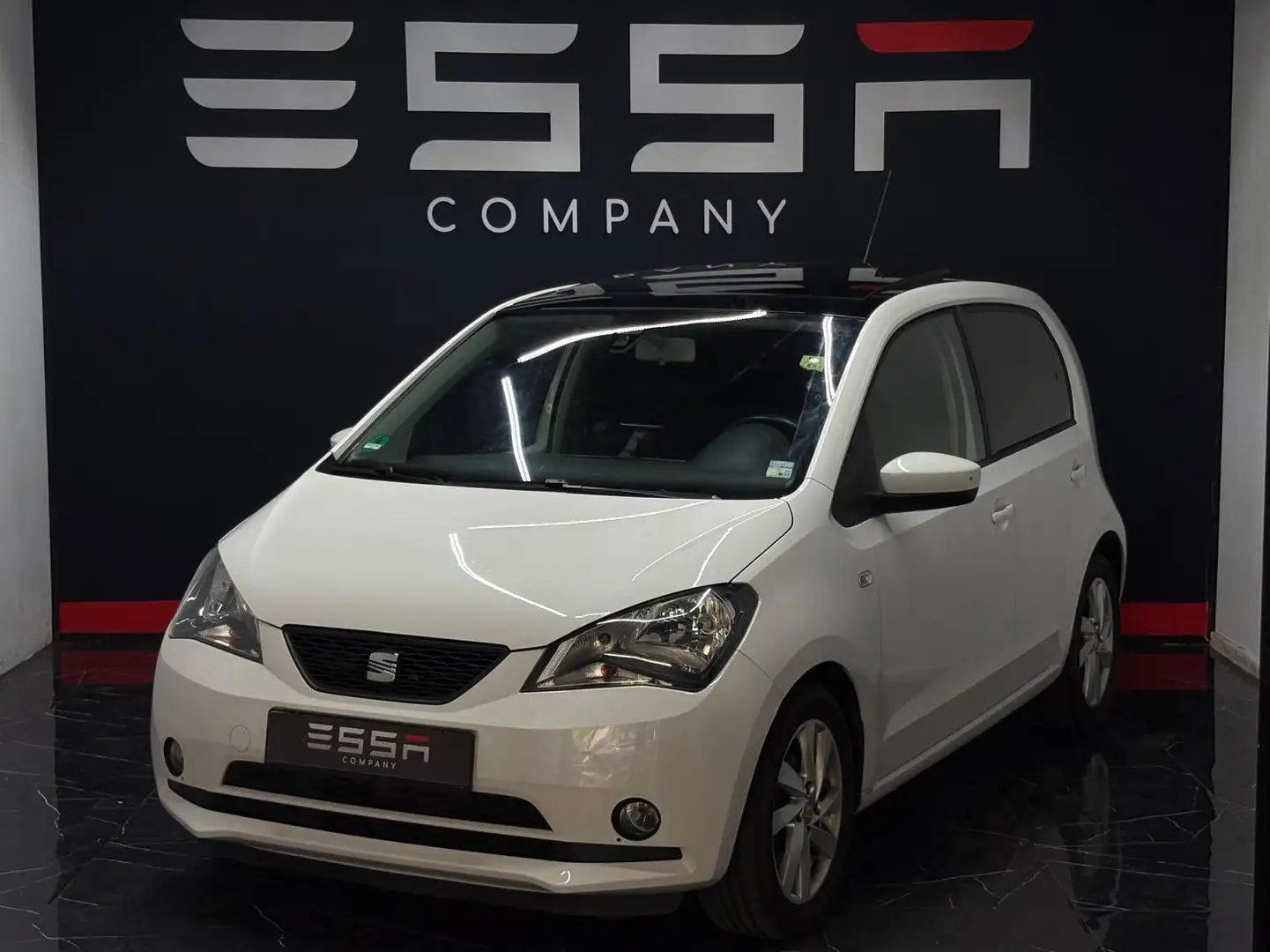 SEAT Mii 1.0 Style Chic Pano PDC Stoelverw Cruise Navi Blanc - 1