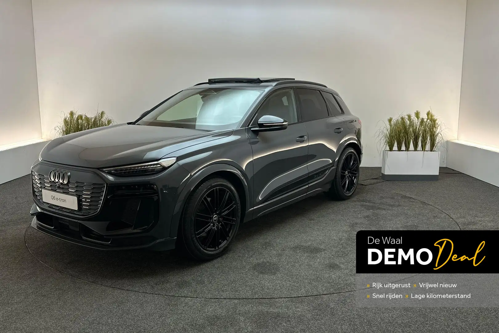 Audi Q6 e-tron S edition performance 100Kwh | S line, Panoramadak Grijs - 1