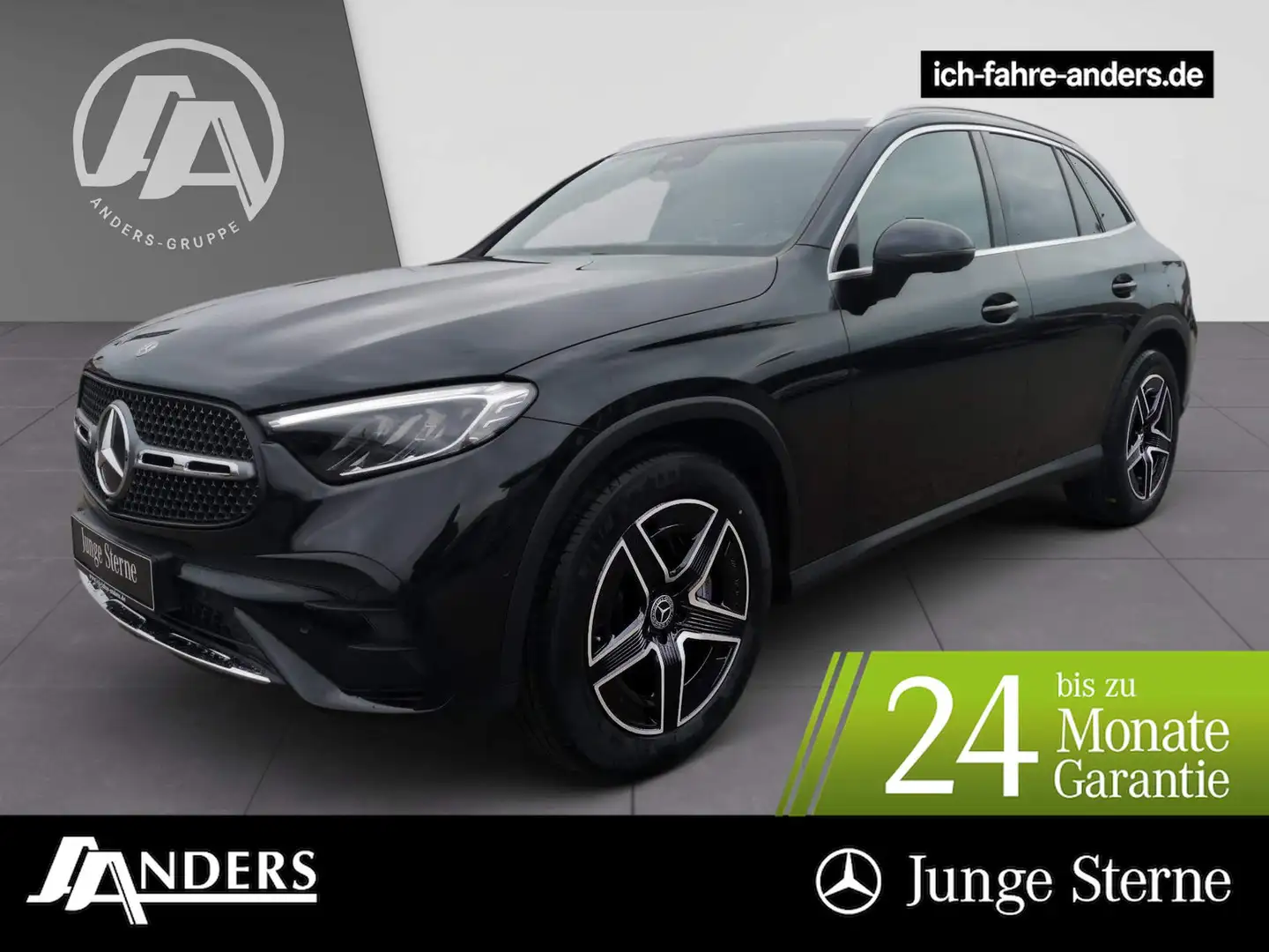 Mercedes-Benz GLC 220 d 4M AMG AdvPlus+MBUX+Pano+AHK+Kam+EASY Fekete - 1