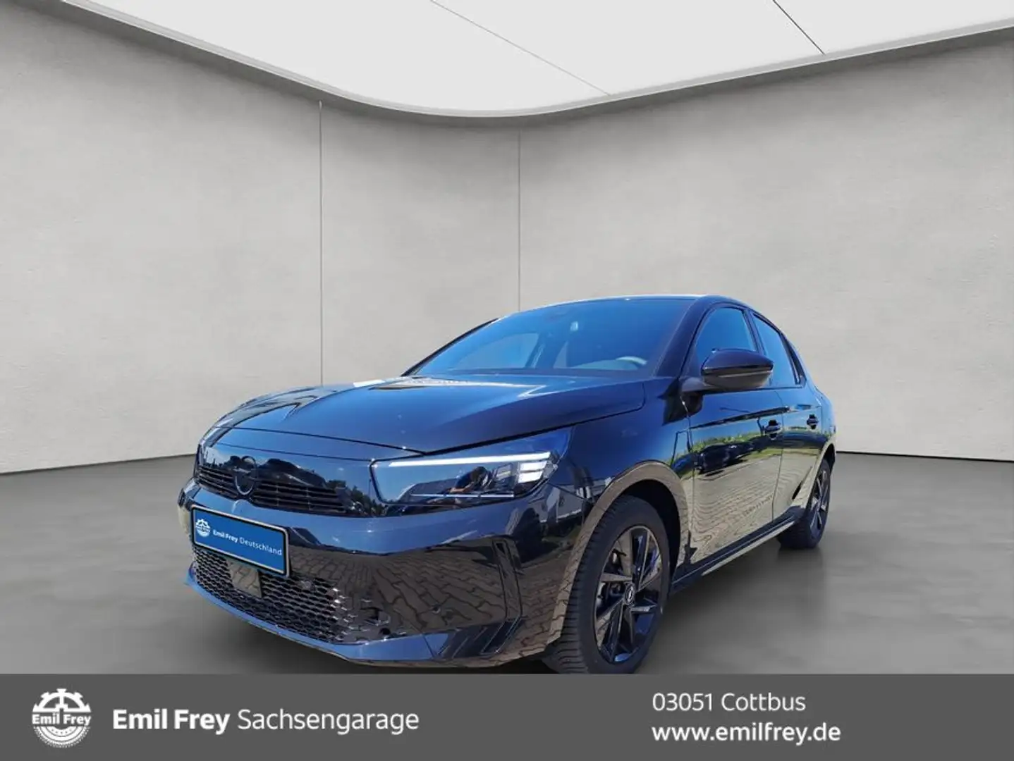 Opel Corsa 1.2 Direct Injection Turbo GS Navi + Park&Go Schwarz - 1