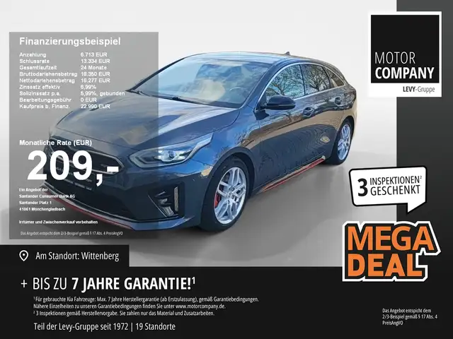 Kia ProCeed / pro_cee'd ProCeed 1.6 T-GDI GT AUT+Kamera+ACC+SHZ+2xKlima