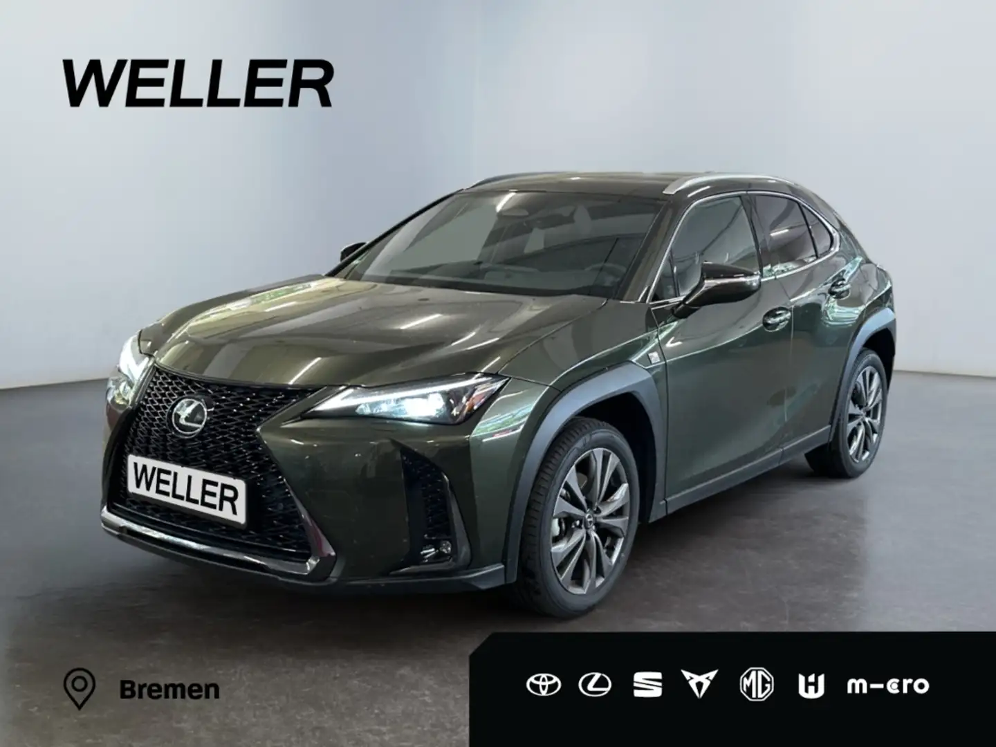 Lexus UX 250h F SPORT Design *LED*ACC*CAM*SHZ*SmartKey* Grün - 1