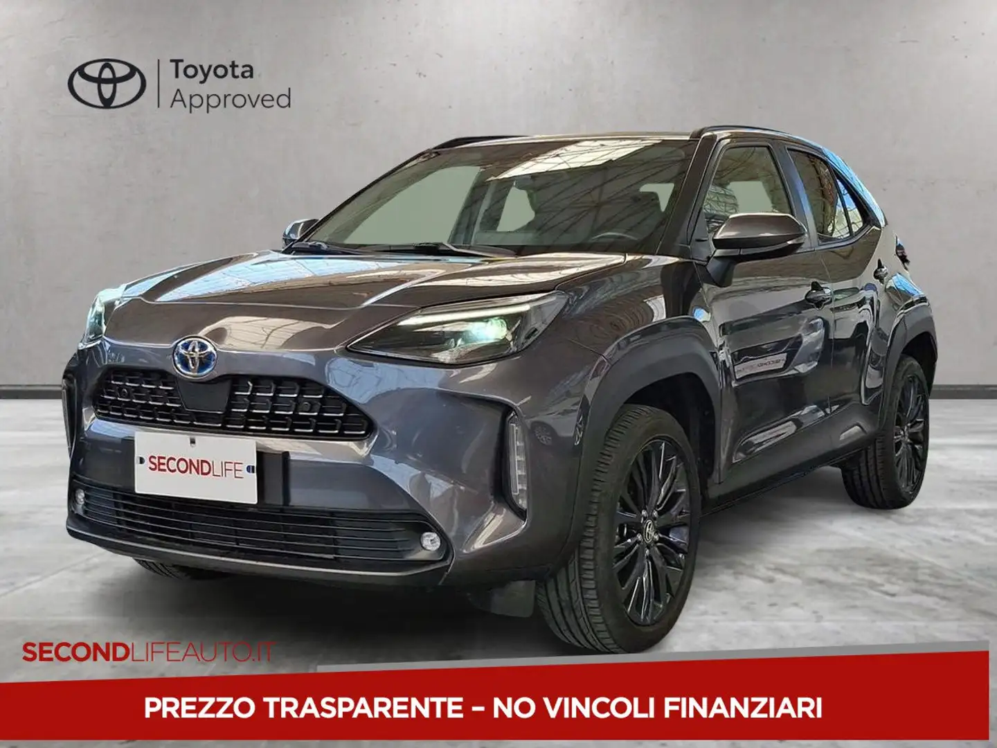 Toyota Yaris Cross 1.5h Lounge fwd 116cv e-cvt Grigio - 1