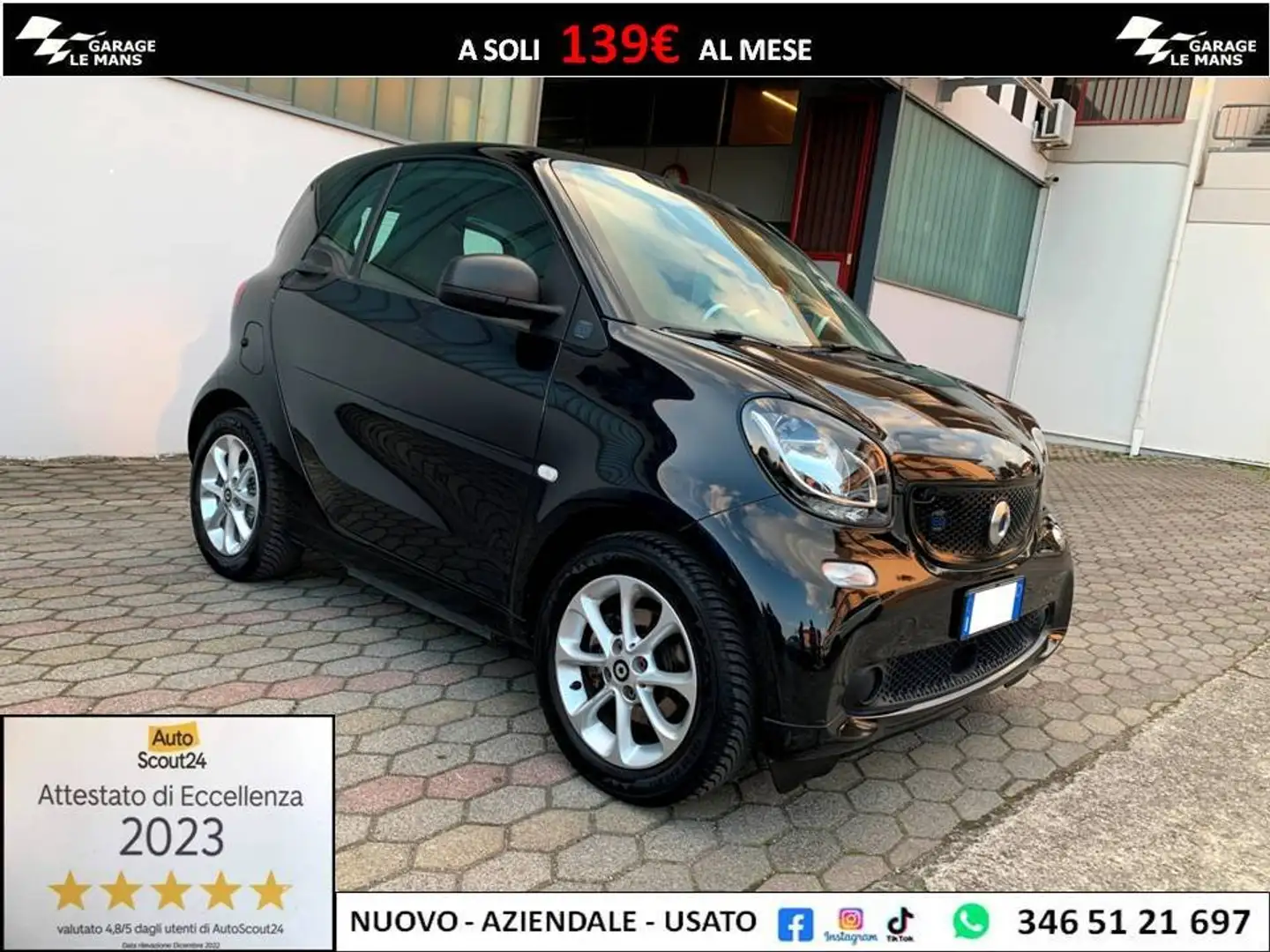smart forTwo EQ YOUNGSTER MY19 NEOPATENTATO Nero - 1