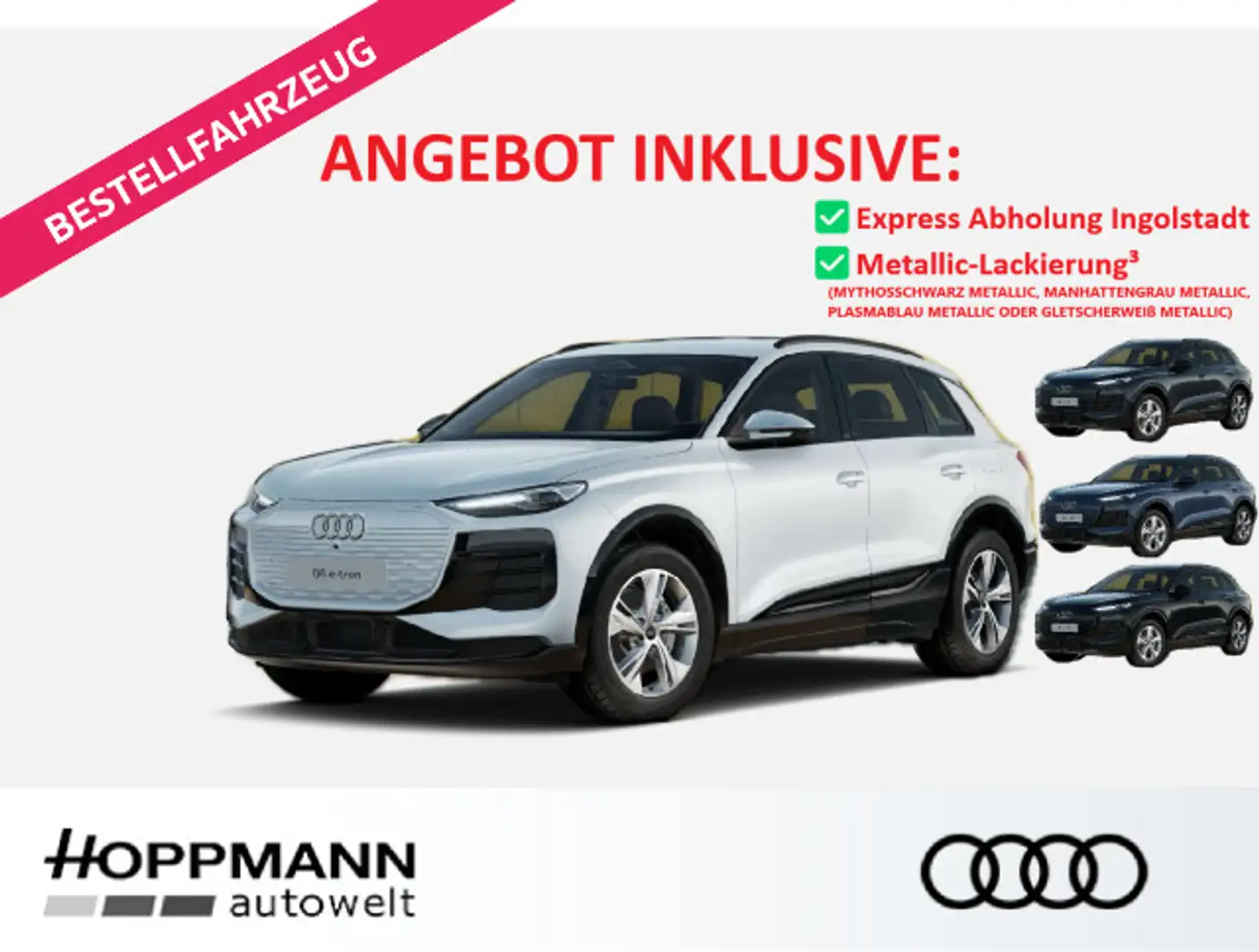 Audi Q6 Q6 e-tron SUV 1-Gang-Automatik *GewerbE-WOCHEN* Weiß - 1