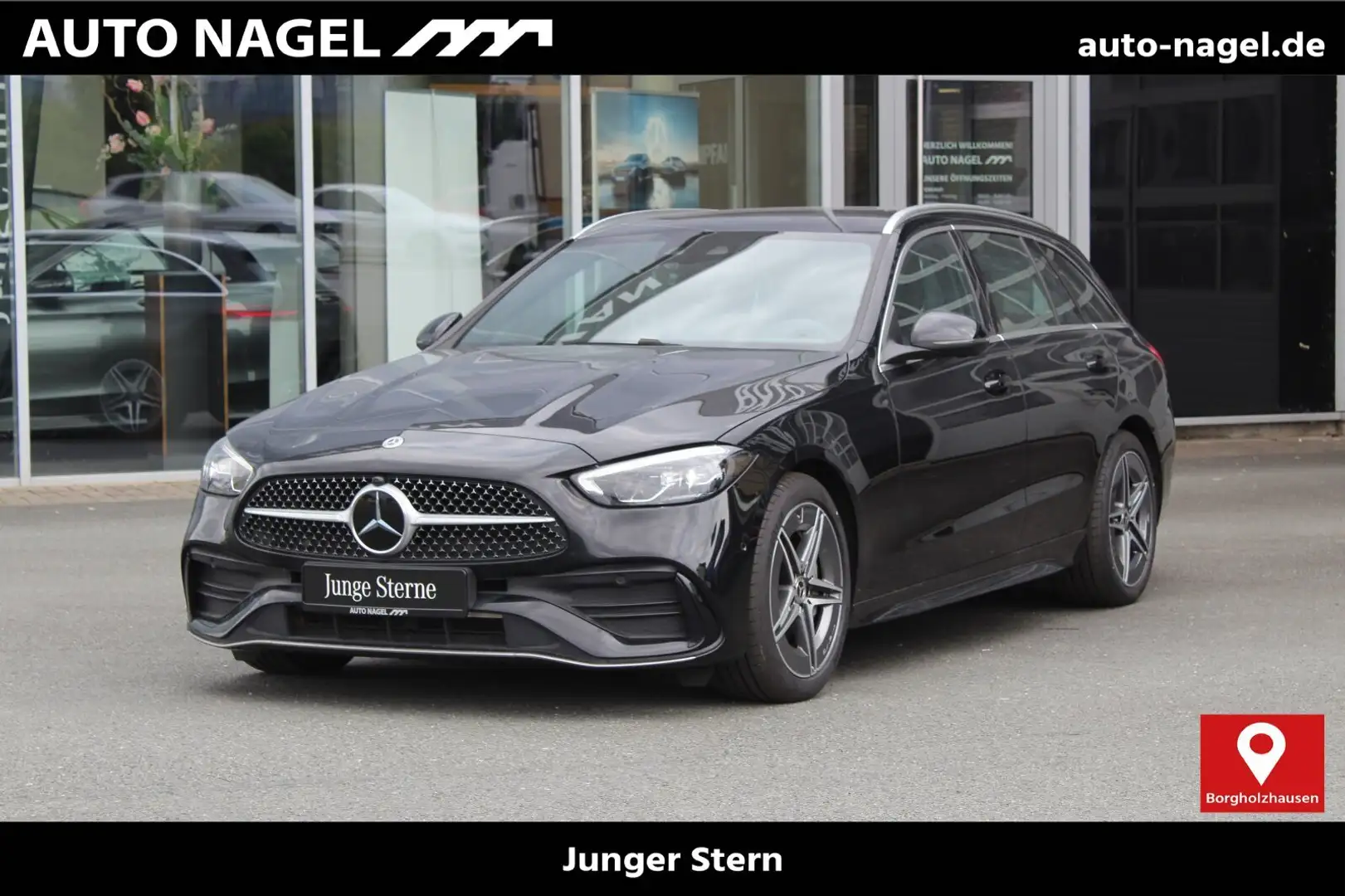 Mercedes-Benz C 220 C 220 T d AMG AHK+NAVI+LED+KAMERA+DISTRONIC+DAB+ Schwarz - 1