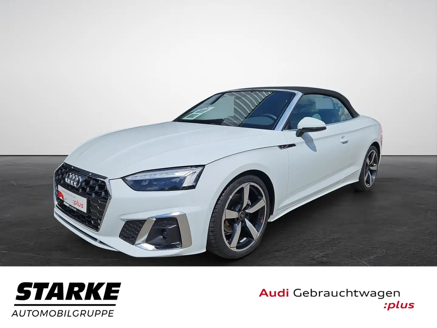 Audi A5 Cabriolet 35 TFSI S tronic S line NaviPlus Matr... Weiß - 2