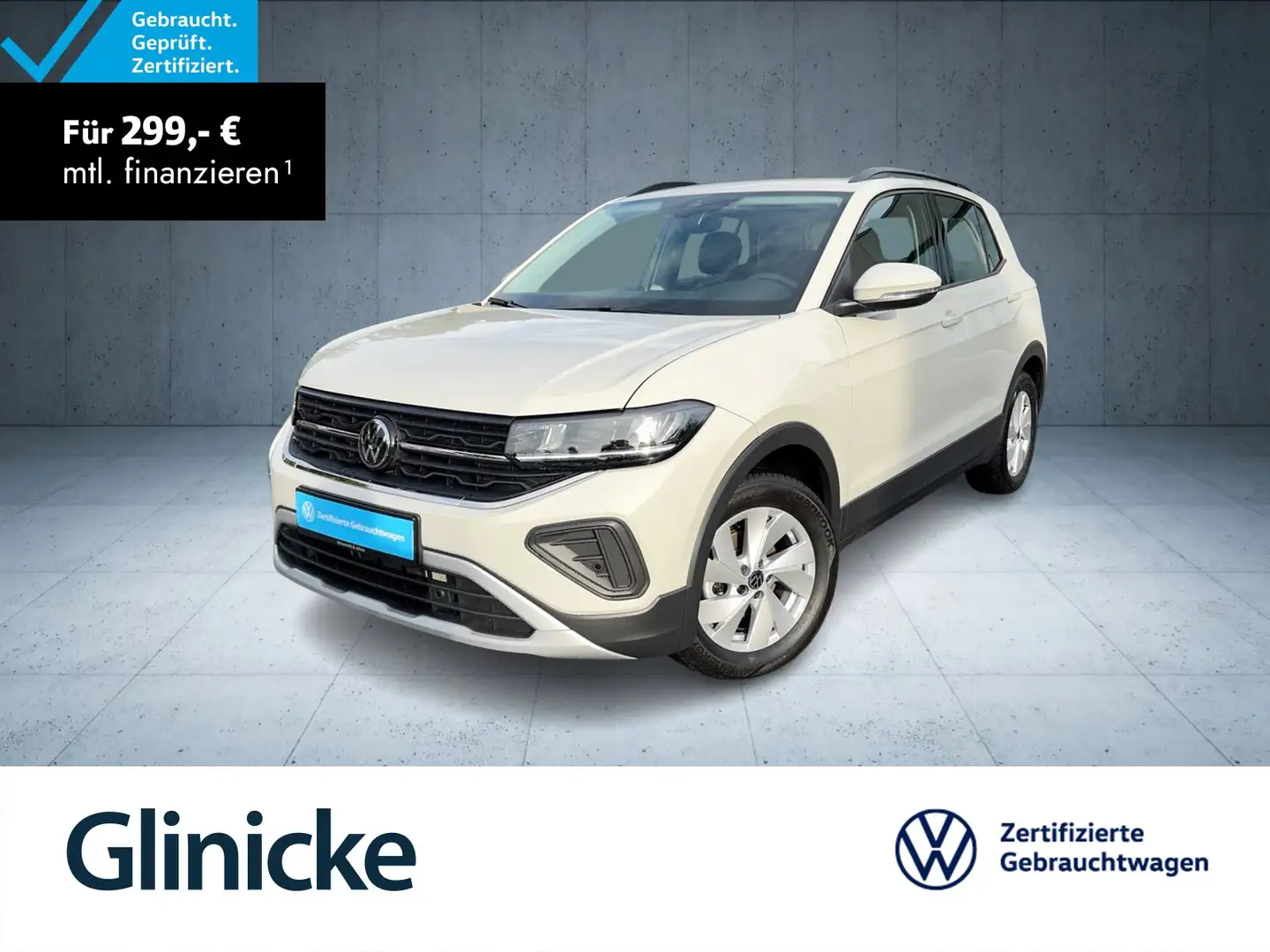Volkswagen T-Cross Life 1.0 TSI AppCon/LED/SHZ/Clima/ACC/16 Grau - 1