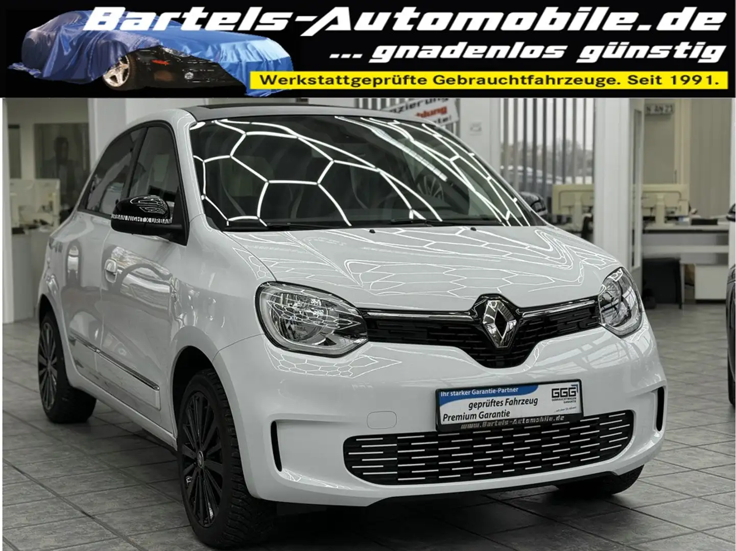 Renault Twingo Techno Electric, Faltdach, Leder, Navi Weiß - 1
