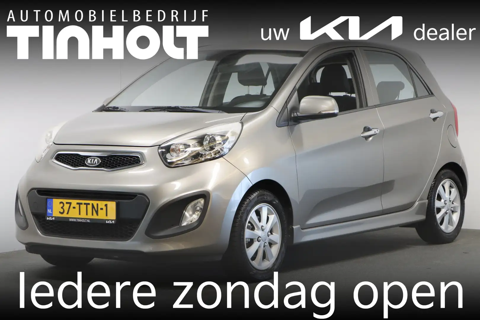 Kia Picanto 1.0 CVVT Super Pack Gris - 1