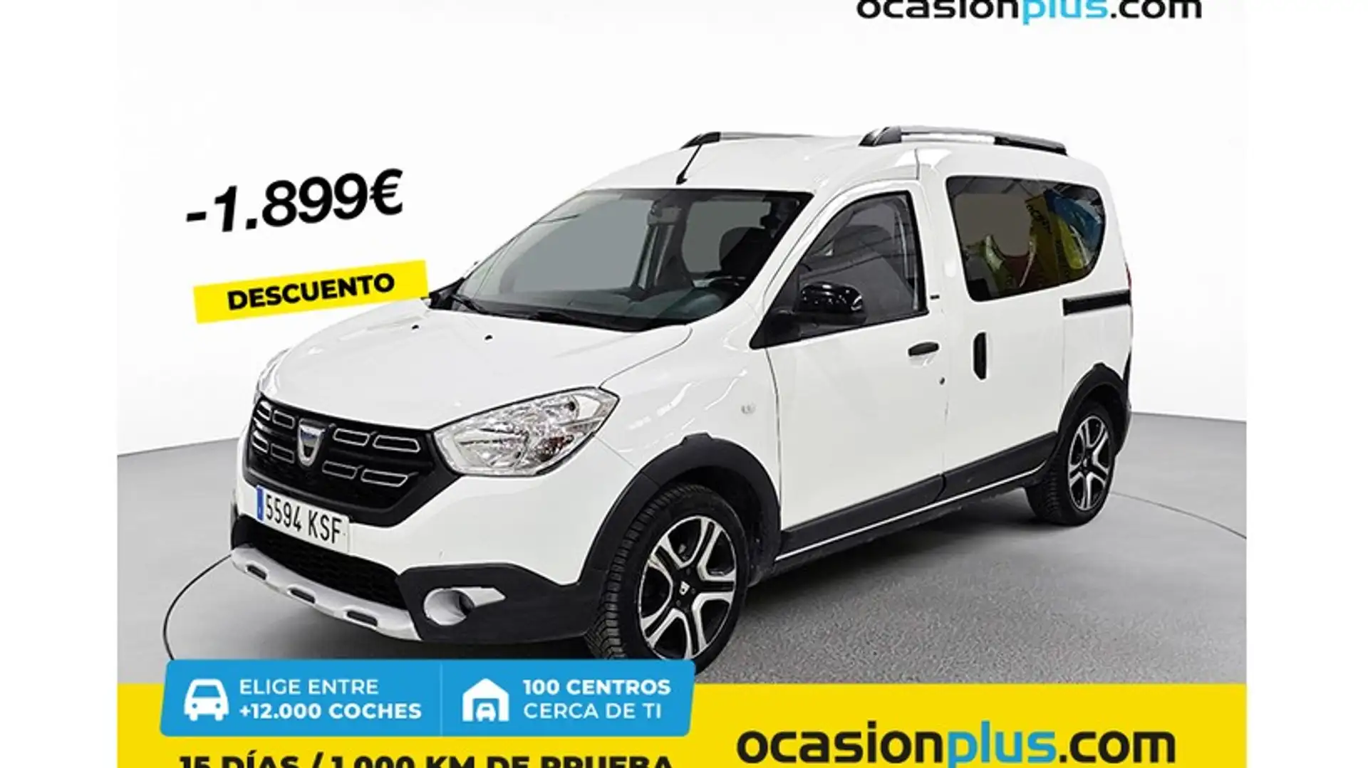 Dacia Dokker 1.5Blue dCi SL Nómada 70kW Blanco - 1
