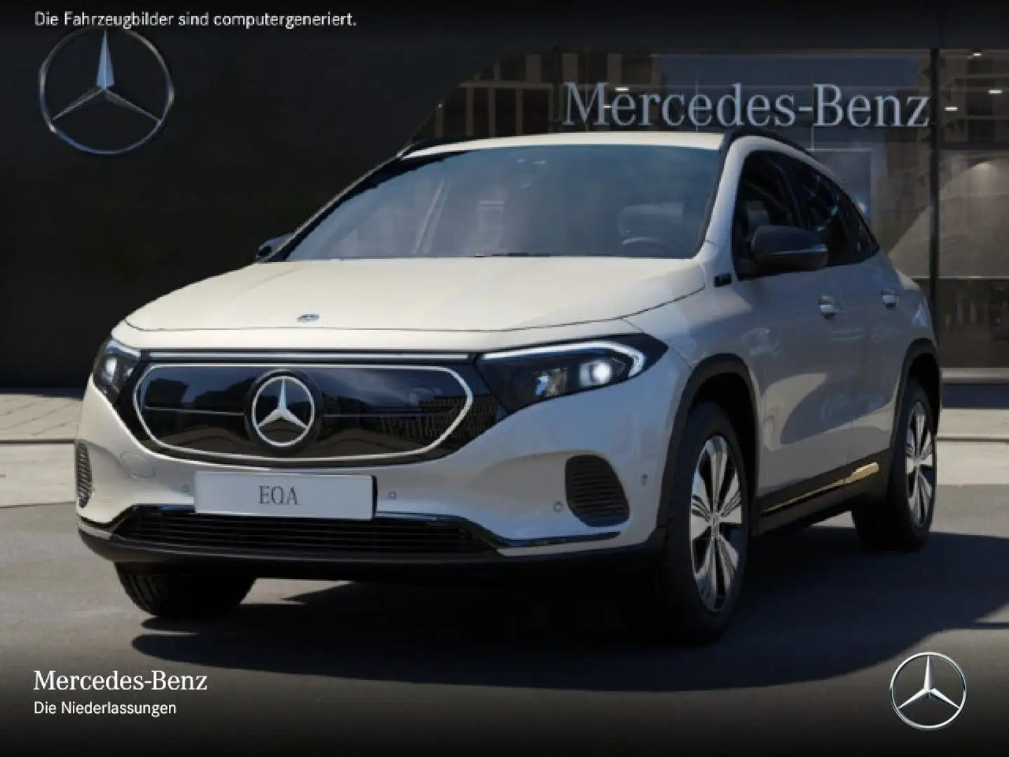 Mercedes-Benz EQA 250 PROG+NIGHT+PLUS-PAKET+KAMERA+KEYLESS+SPUR Blanc - 2