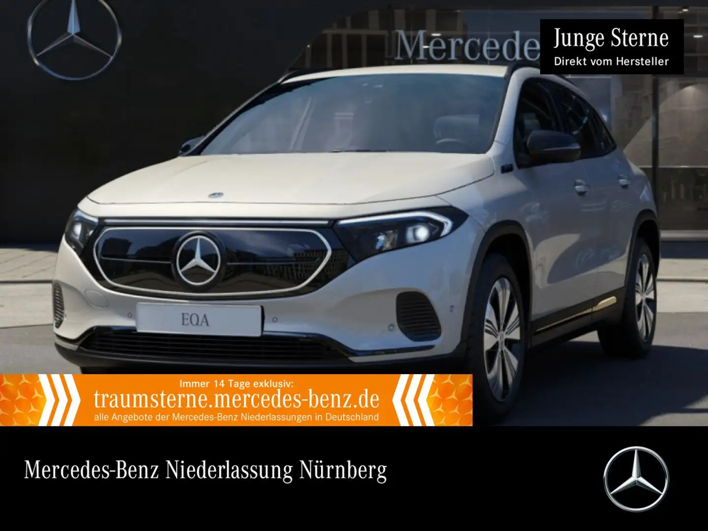 Mercedes-Benz EQA 250 PROG+NIGHT+PLUS-PAKET+KAMERA+KEYLESS+SPUR Weiß - 1