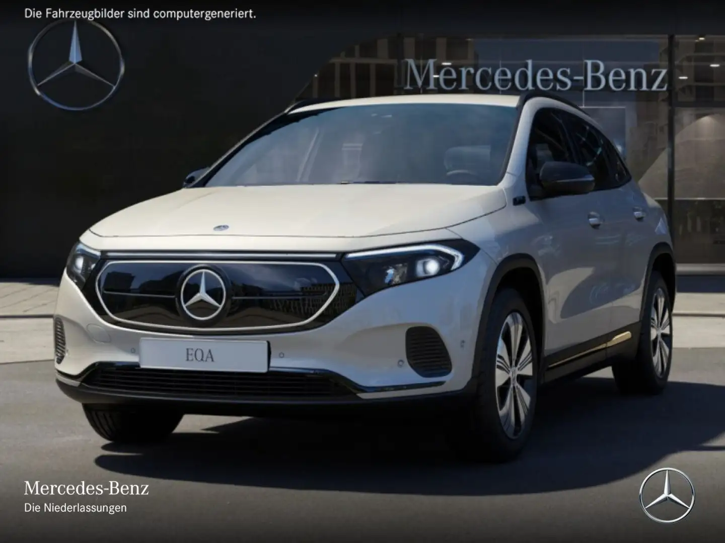 Mercedes-Benz EQA 250 PROG+NIGHT+PLUS-PAKET+KAMERA+KEYLESS+SPUR Weiß - 2