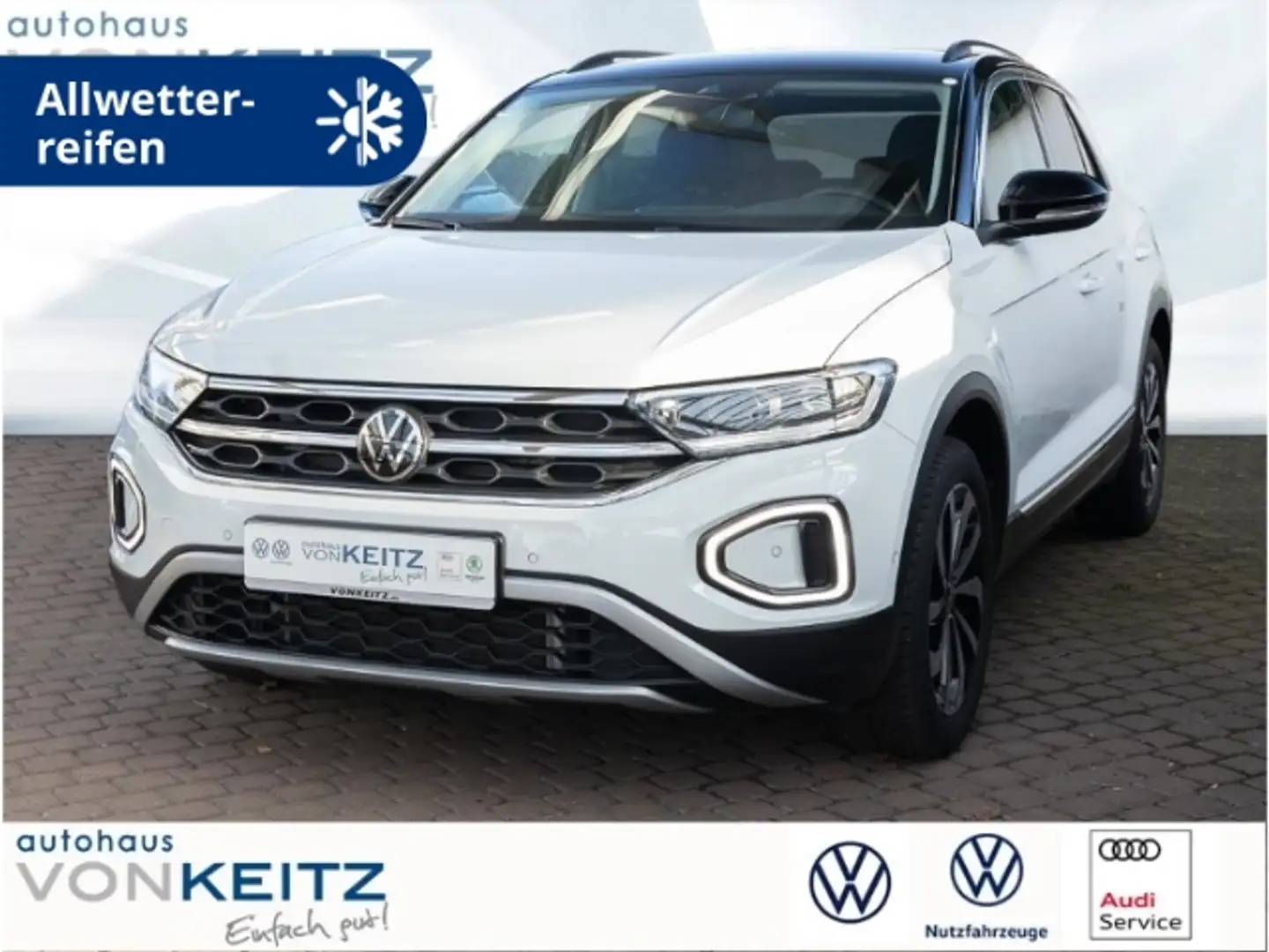 Volkswagen T-Roc TSI 1.5 Style +RFK+KLIMA+PDC+SHZ+BC+SPORT+ Wit - 1