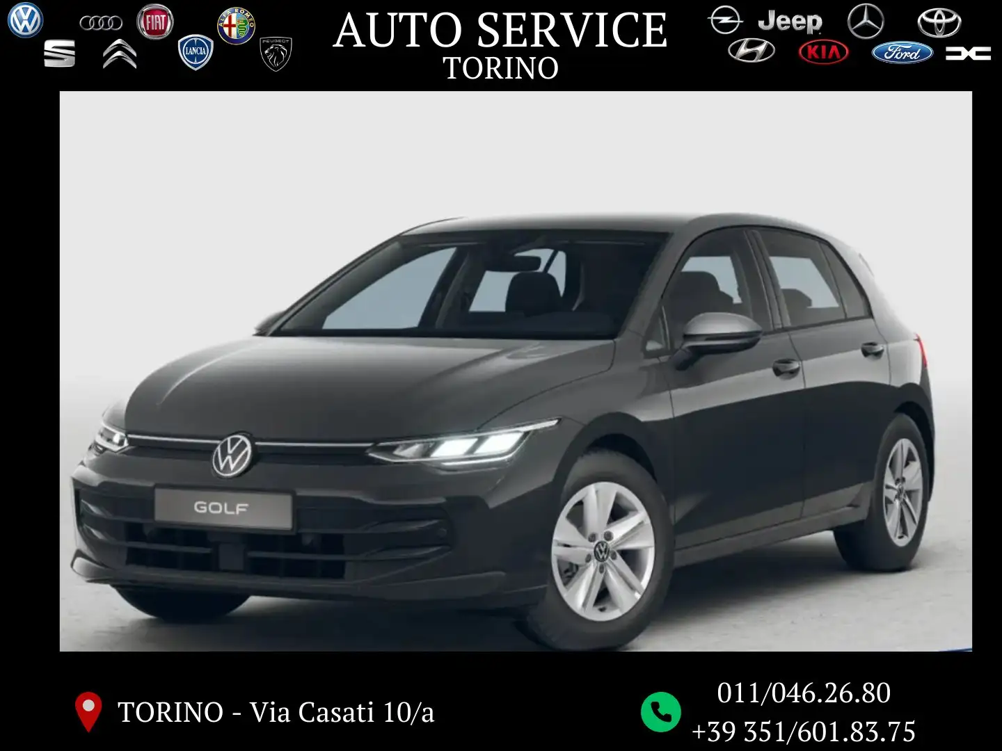 Volkswagen Golf 8 restyling 1.5 tsi evo Life 115cv NUOVA Grigio - 1