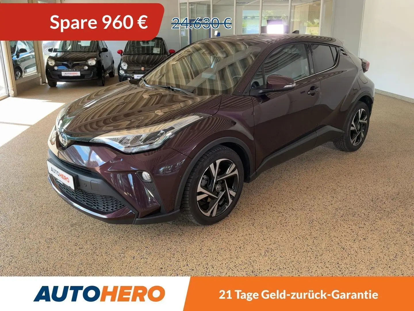 Toyota C-HR 1.8 Hybrid Team D Aut*LED*ACC*CAM*SHZ* Lila - 1