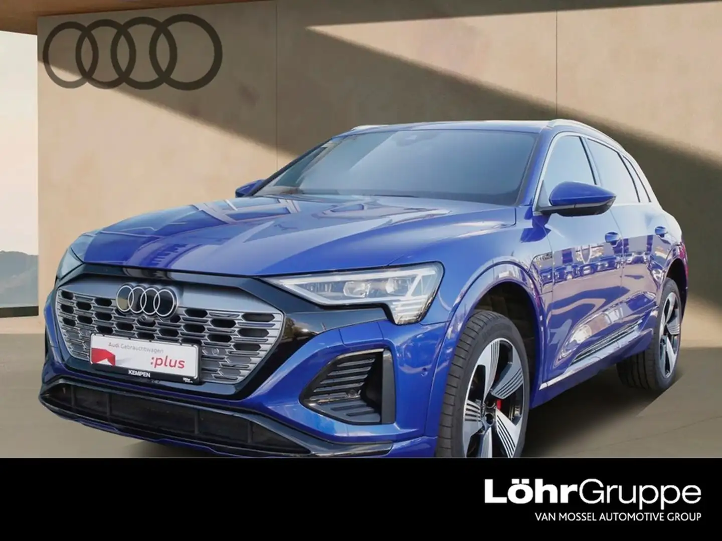 Audi Q8 e-tron 50 quattro S line AHK 360°CAM Navi+VC ACC PDC M... Blau - 1