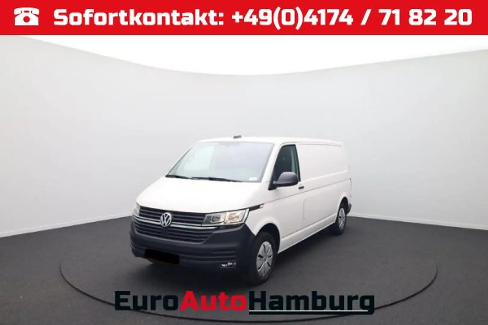 Volkswagen Transporter 6.1 L2 2.0 TDi 150PS Langer Radstand 2-Sitzer Navi Weiß - 1