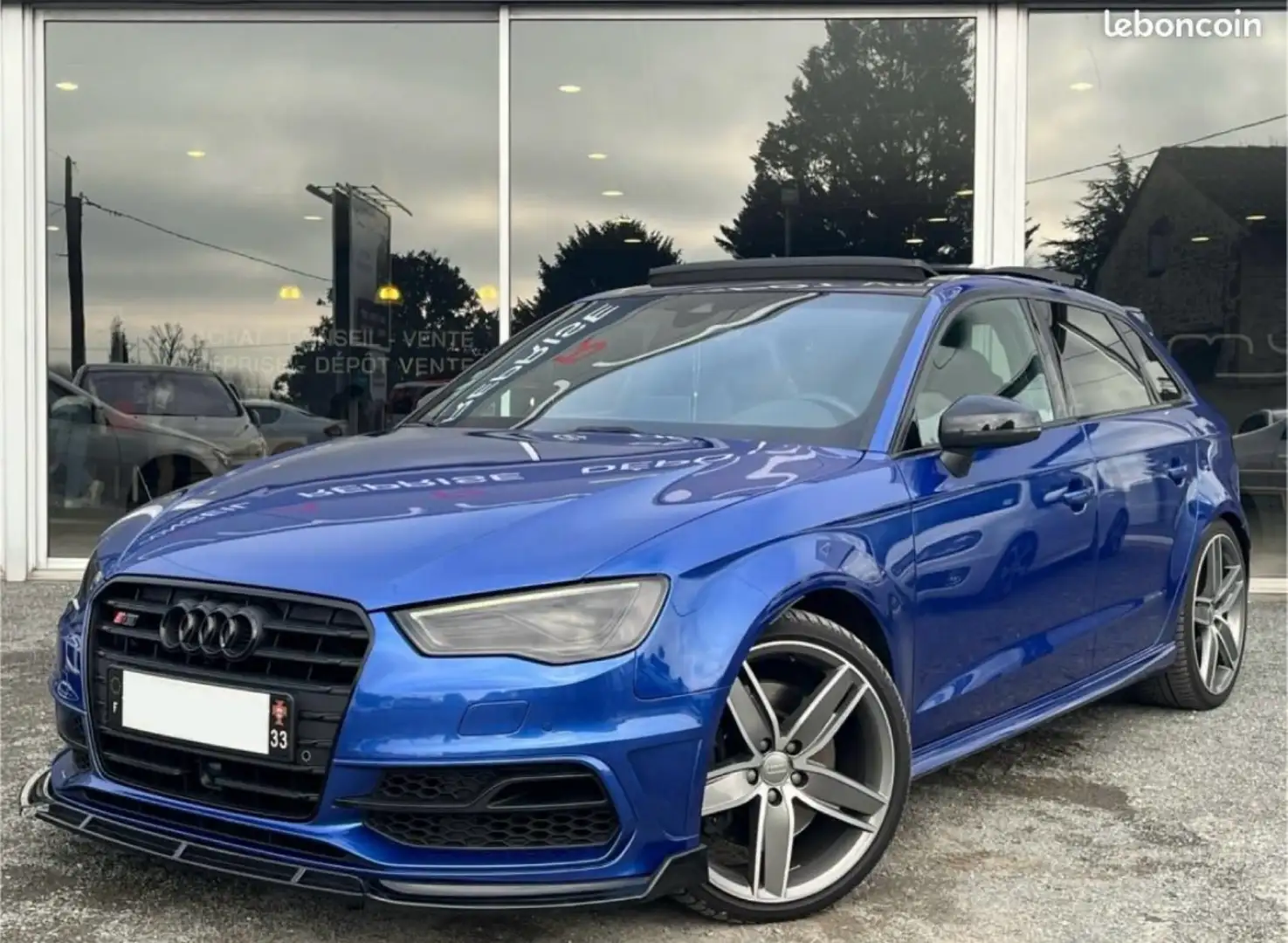 Audi S3 Sportback 2.0 TFSI 300 Quattro S-Tronic 6 Bleu - 1