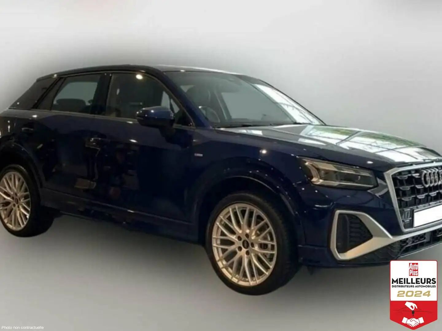 Audi Q2 35 TFSI 150 S tronic 7 S Line Bleu - 1