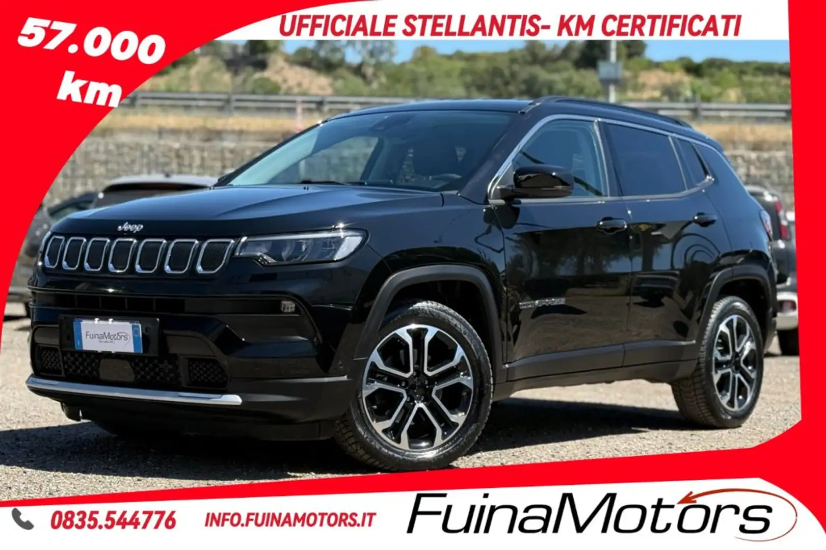 Jeep Compass 1.6 Multijet II 2WD Limited Schwarz - 1