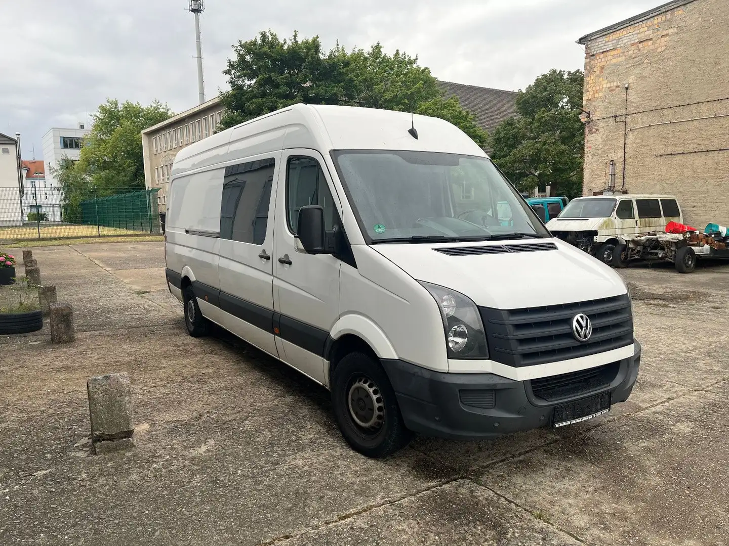 Volkswagen Crafter Kasten 35 lang L3H2 Hochdach Mixto Regal Alb - 2