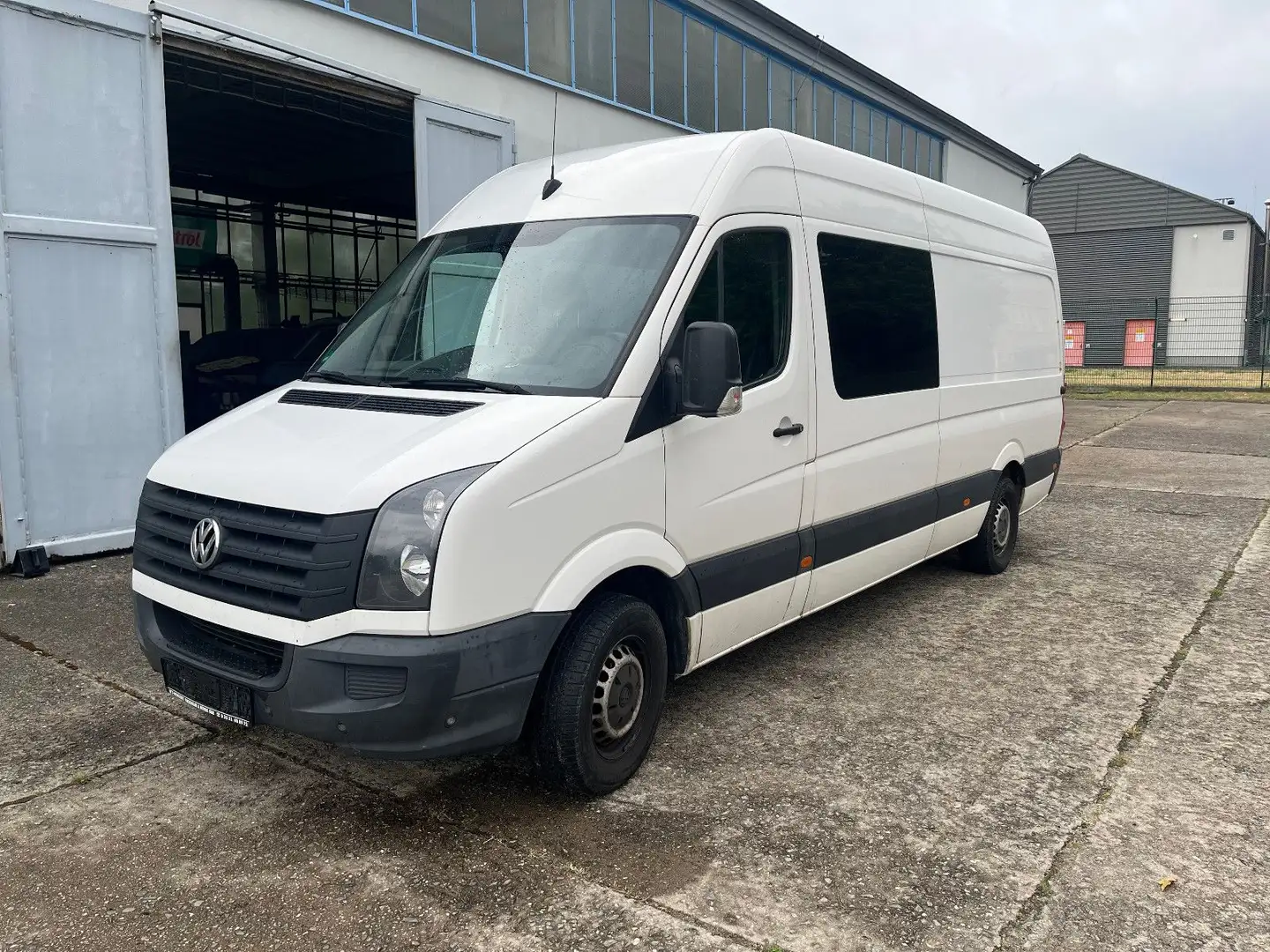 Volkswagen Crafter Kasten 35 lang L3H2 Hochdach Mixto Regal Alb - 1