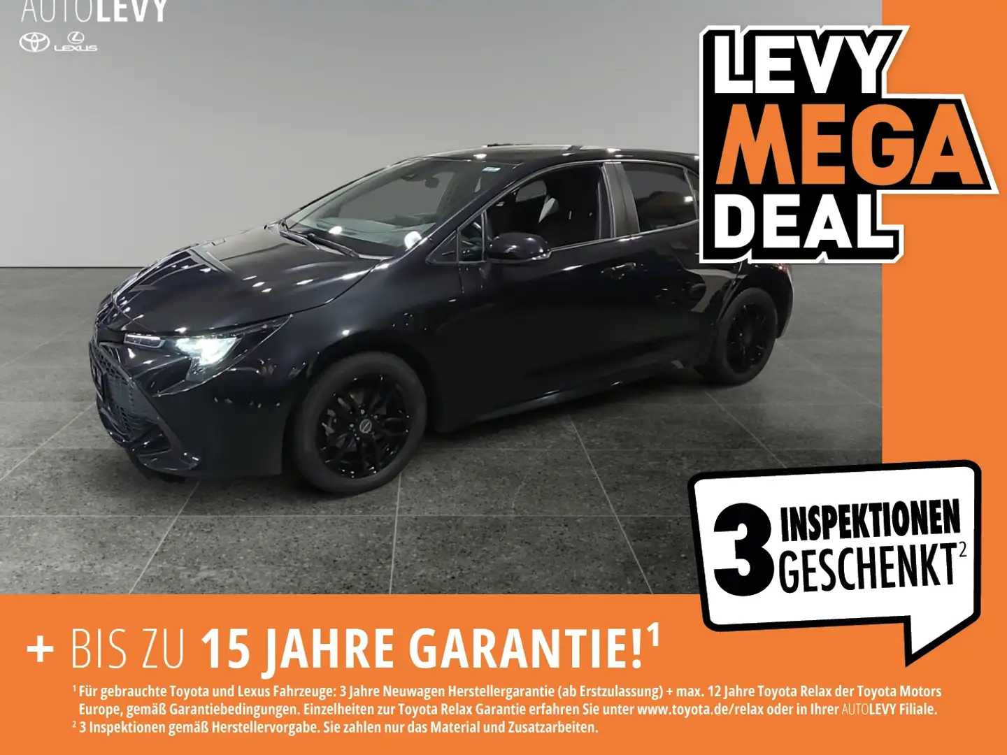 Toyota Corolla 1.2T Comfort +LED+Klimaaut.+Lenkradhz+LM+ Чёрный - 1