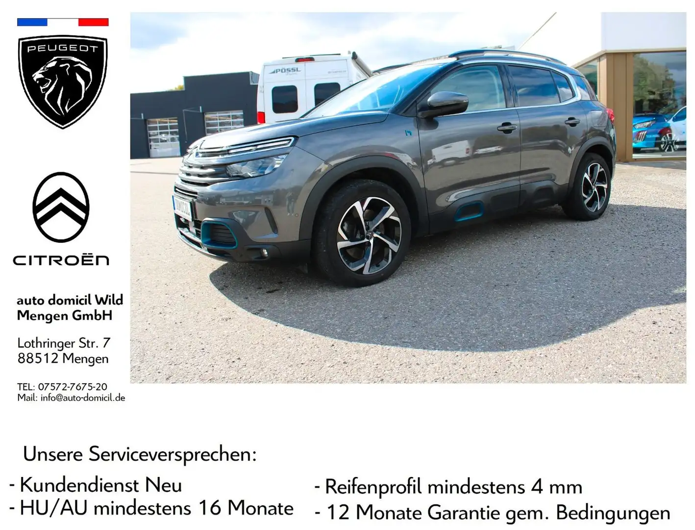 Citroen C5 Aircross Feel Pack Hybrid Grau - 1