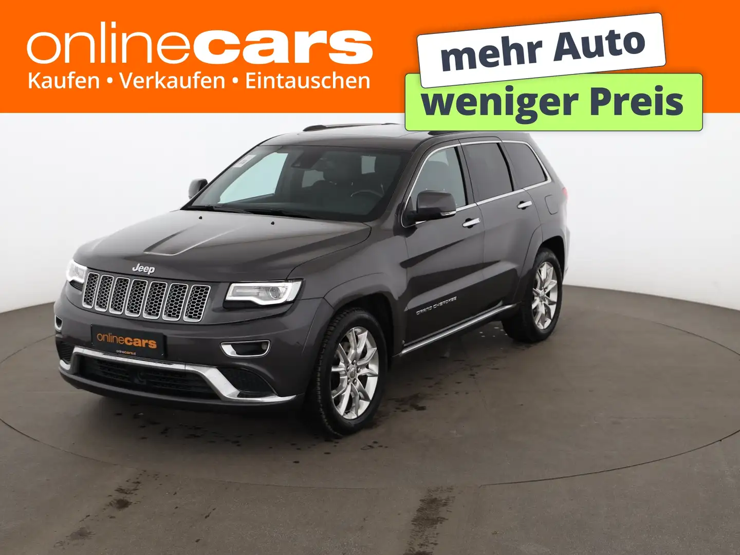 Jeep Grand Cherokee 3.0 CRD Summit Aut XENON SKY AHK Grau - 1
