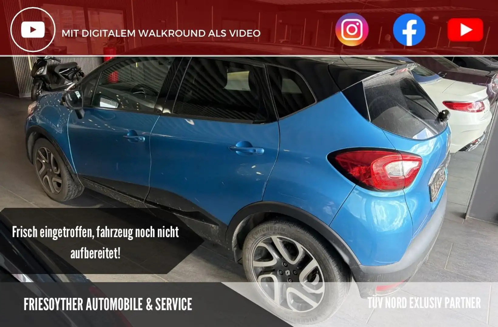Renault Captur 1.5 dCi Luxe ENERGY Navi LED Tempomat Blau - 2