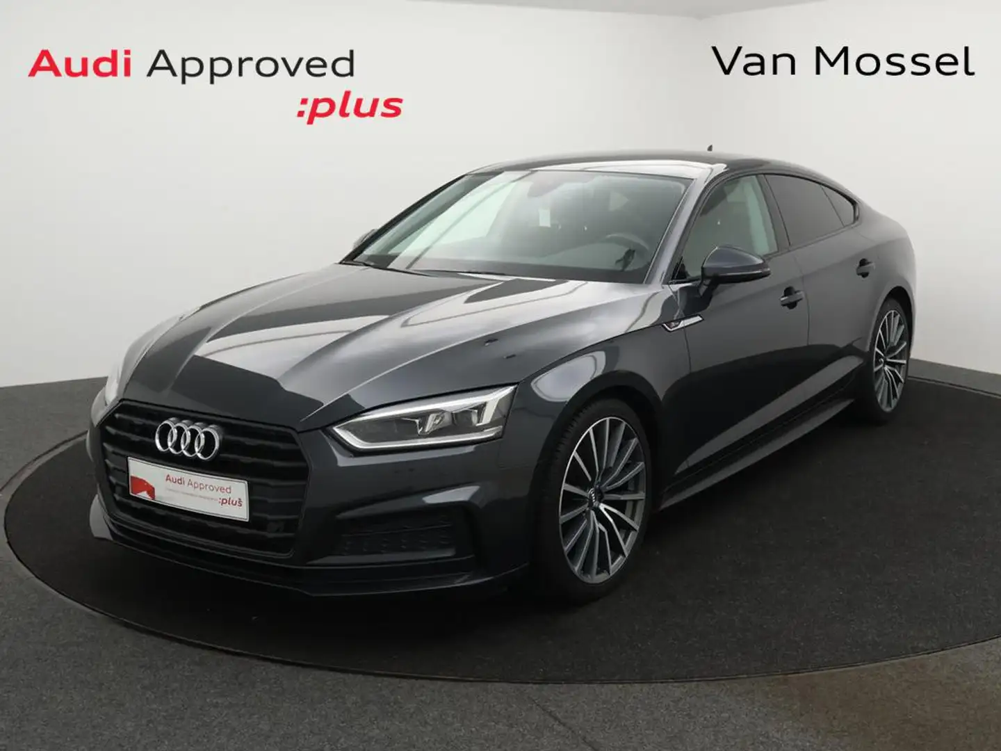 Audi A5 Sportback CNG Audi A5 Sportback S-LINE 2.0TFSI CNG 170PK *AUTOMAAT*SHADOWLOOK*SPORTSEATS*LEDER*SFEERVERLICHTING*NAVI*BLTH Gris - 1