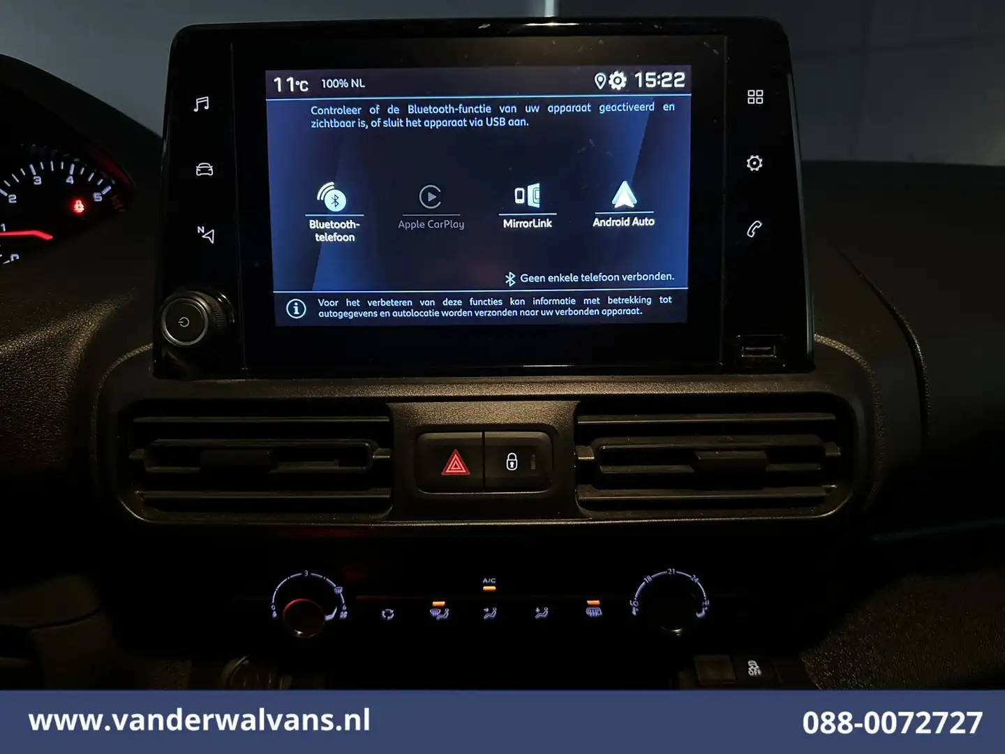Peugeot Partner 1.5 BlueHDI L1H1 Euro6 Airco | Apple Carplay | And Blanc - 2