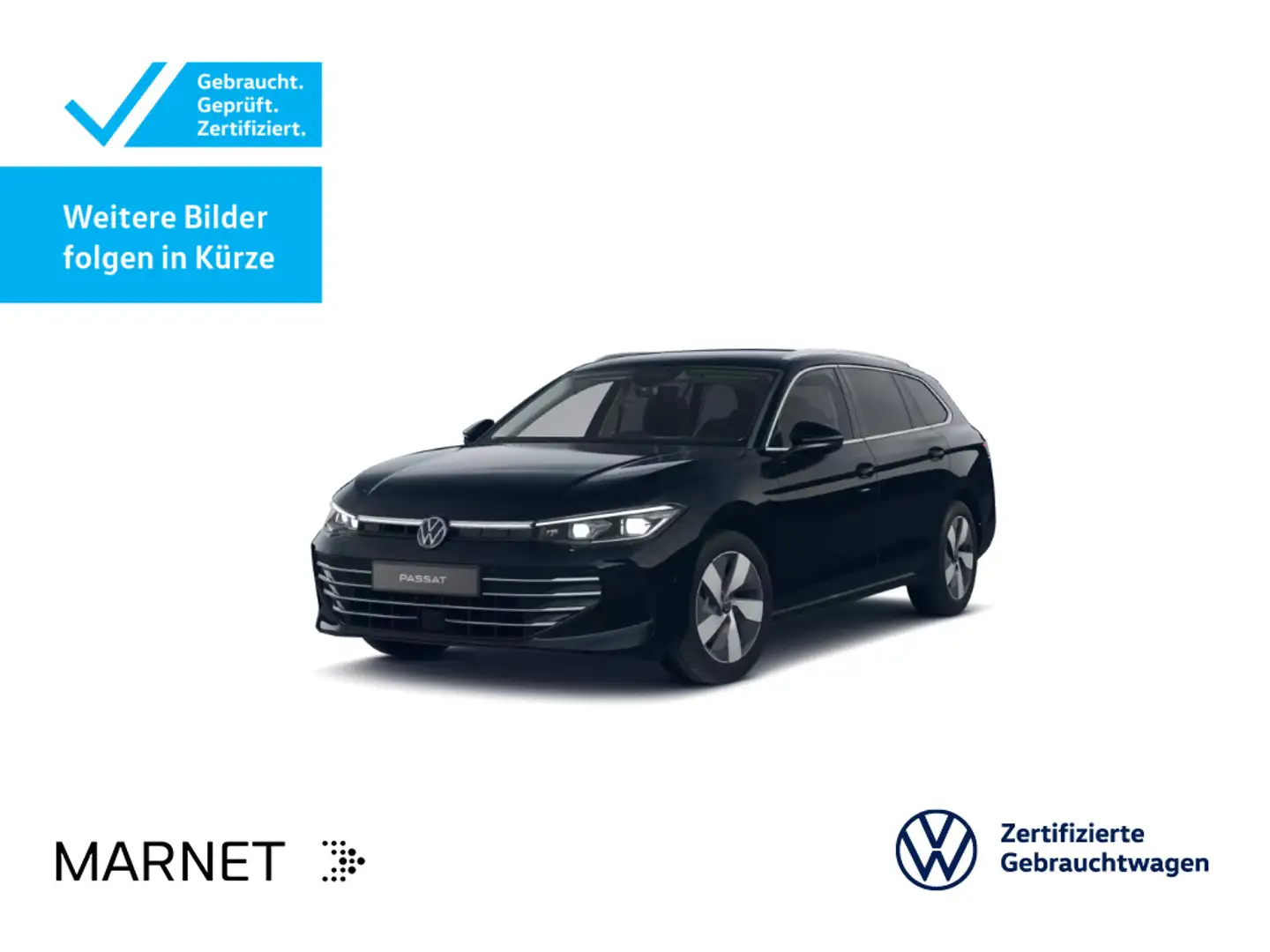 Volkswagen Passat Variant 2.0 TDI DSG ELEGANCE*IQ.LIGHT*AHK Zwart - 1